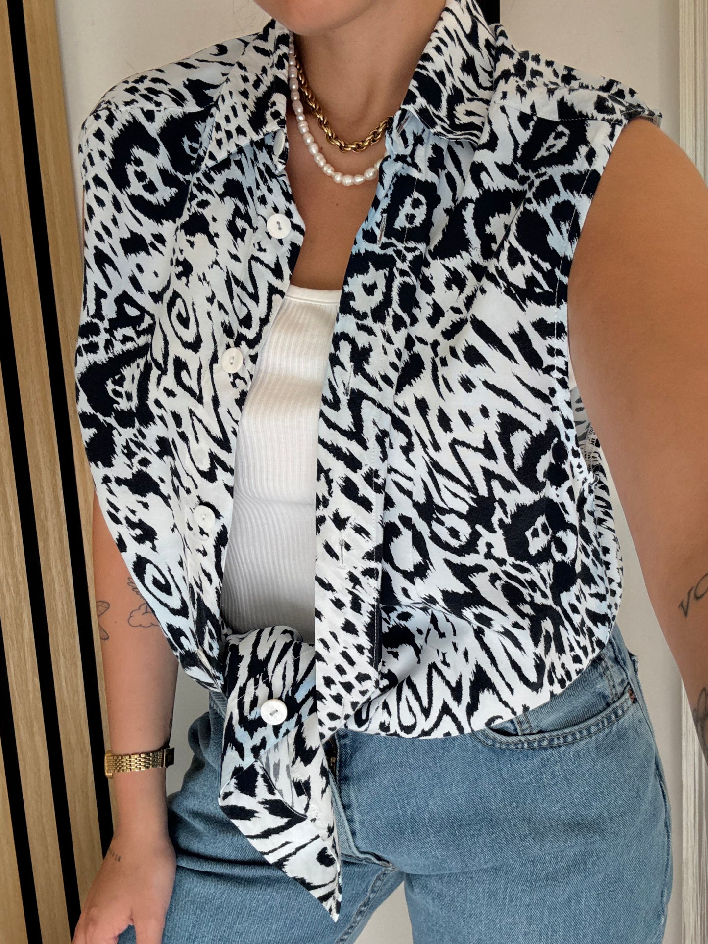 Camicia Vintage a fantasia