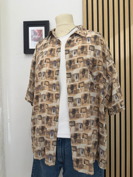 Camicia Vintage a fantasia XL