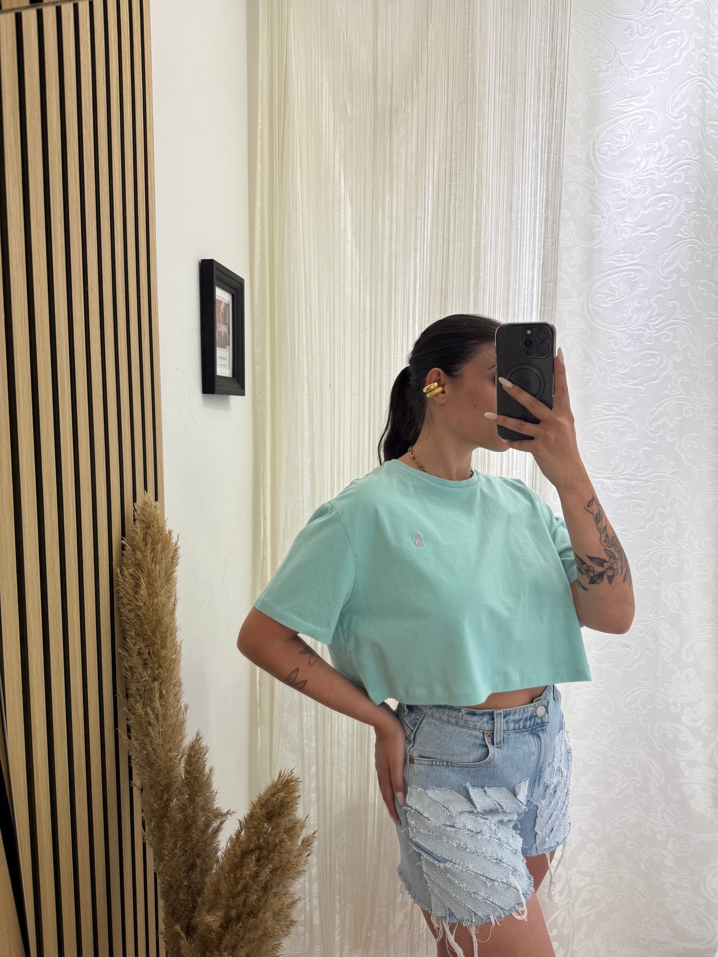 T-shirt Ralph Lauren crop