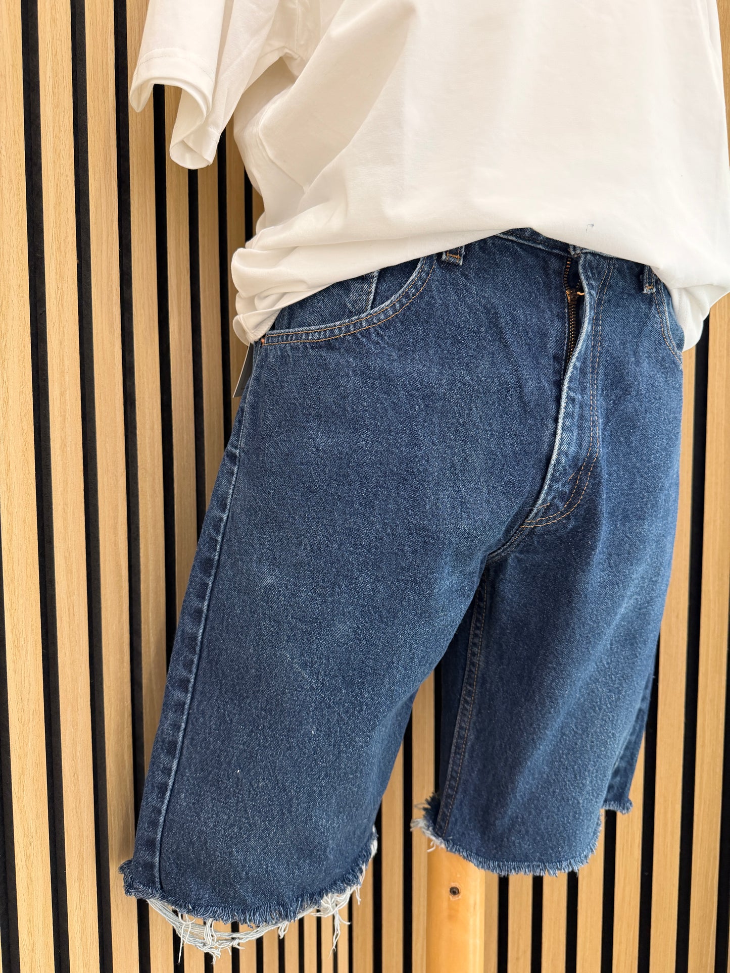 Shorts in Jeans Levi's Custom tg 42/44 ita