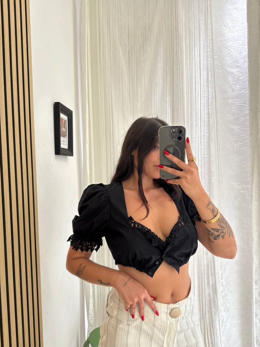 Top Vintage in cotone