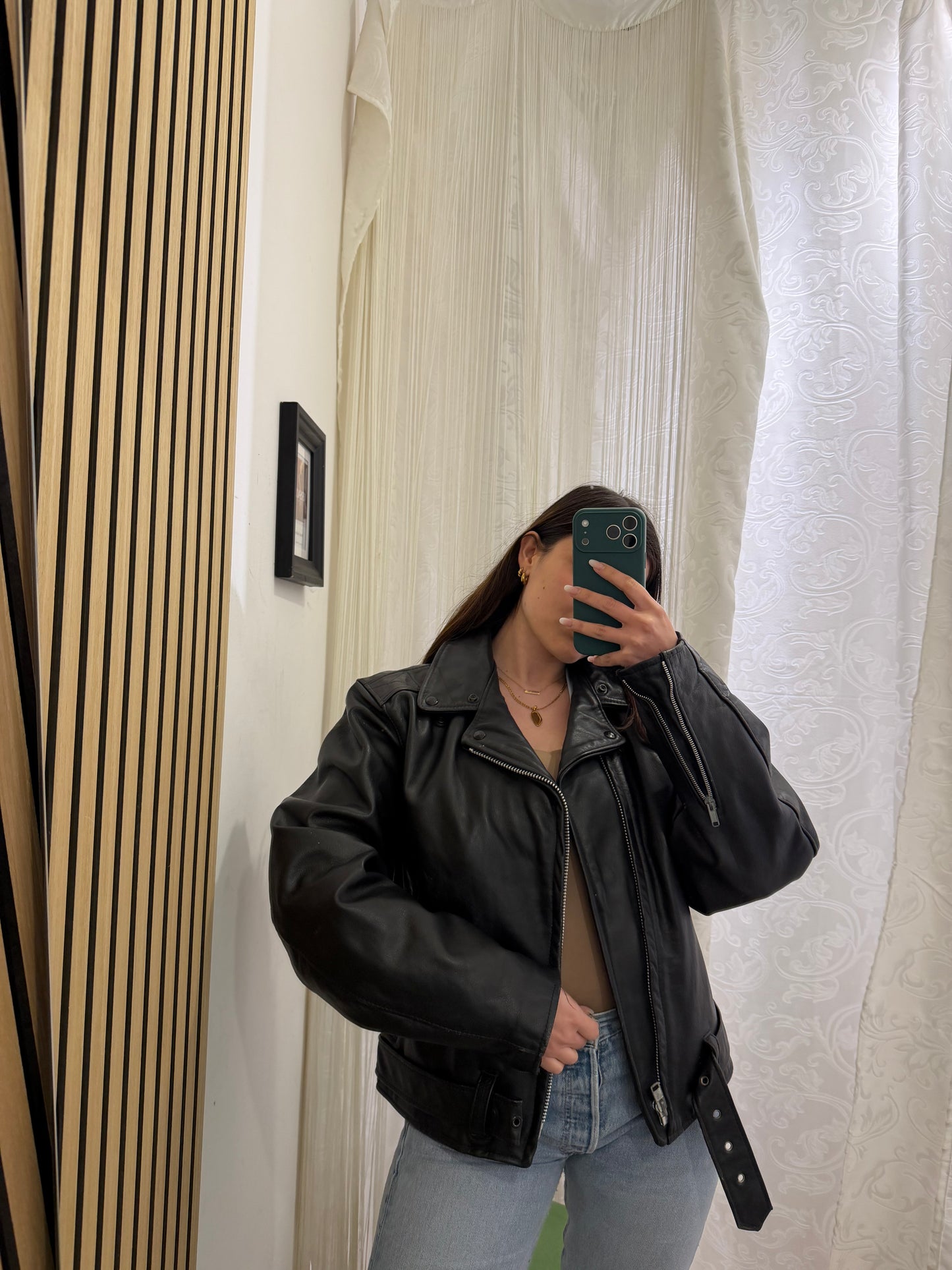 Chiodo Vintage in Vera Pelle