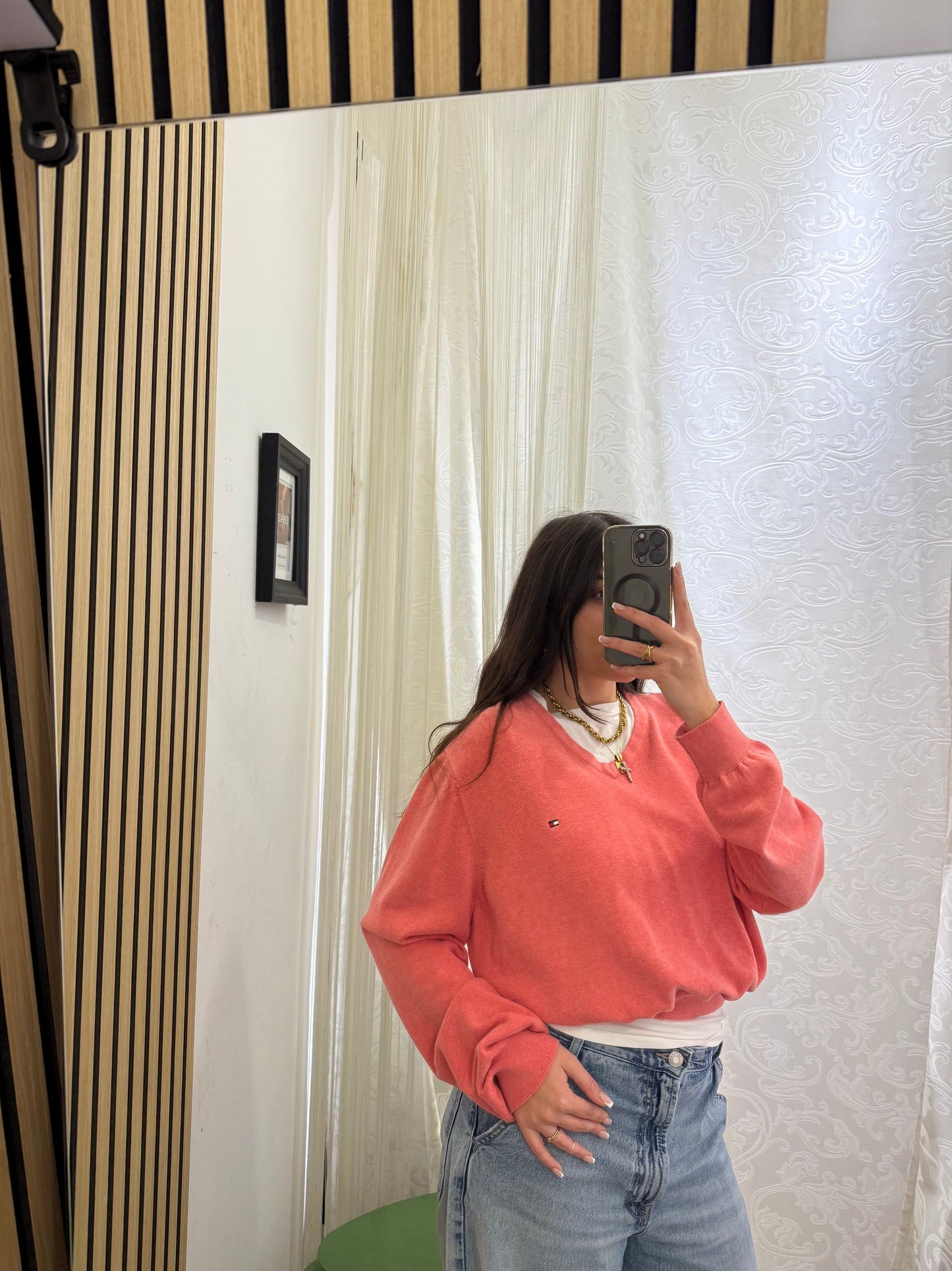 Maglioncino Tommy Hilfiger Custom crop