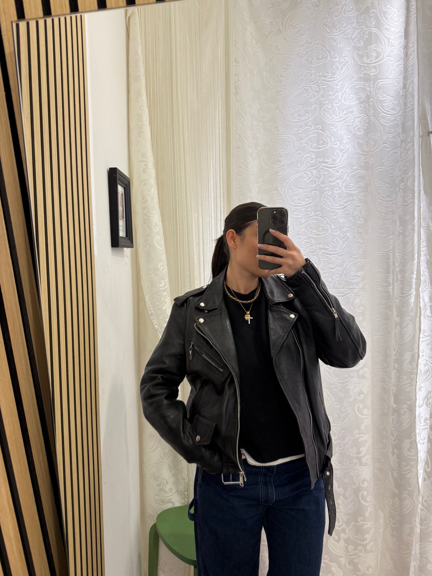 Chiodo in vera pelle