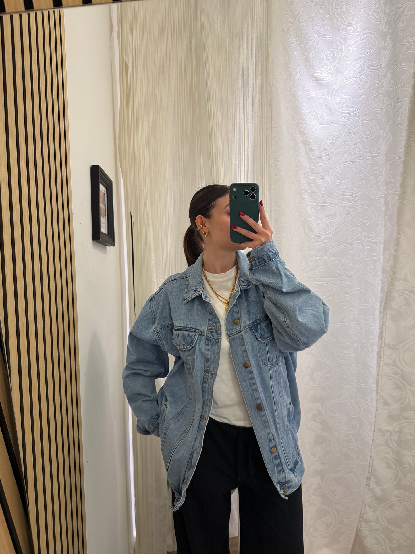 Wrangler Rugged Wear Denim Jacket – Light Wash Unisex Oversize
