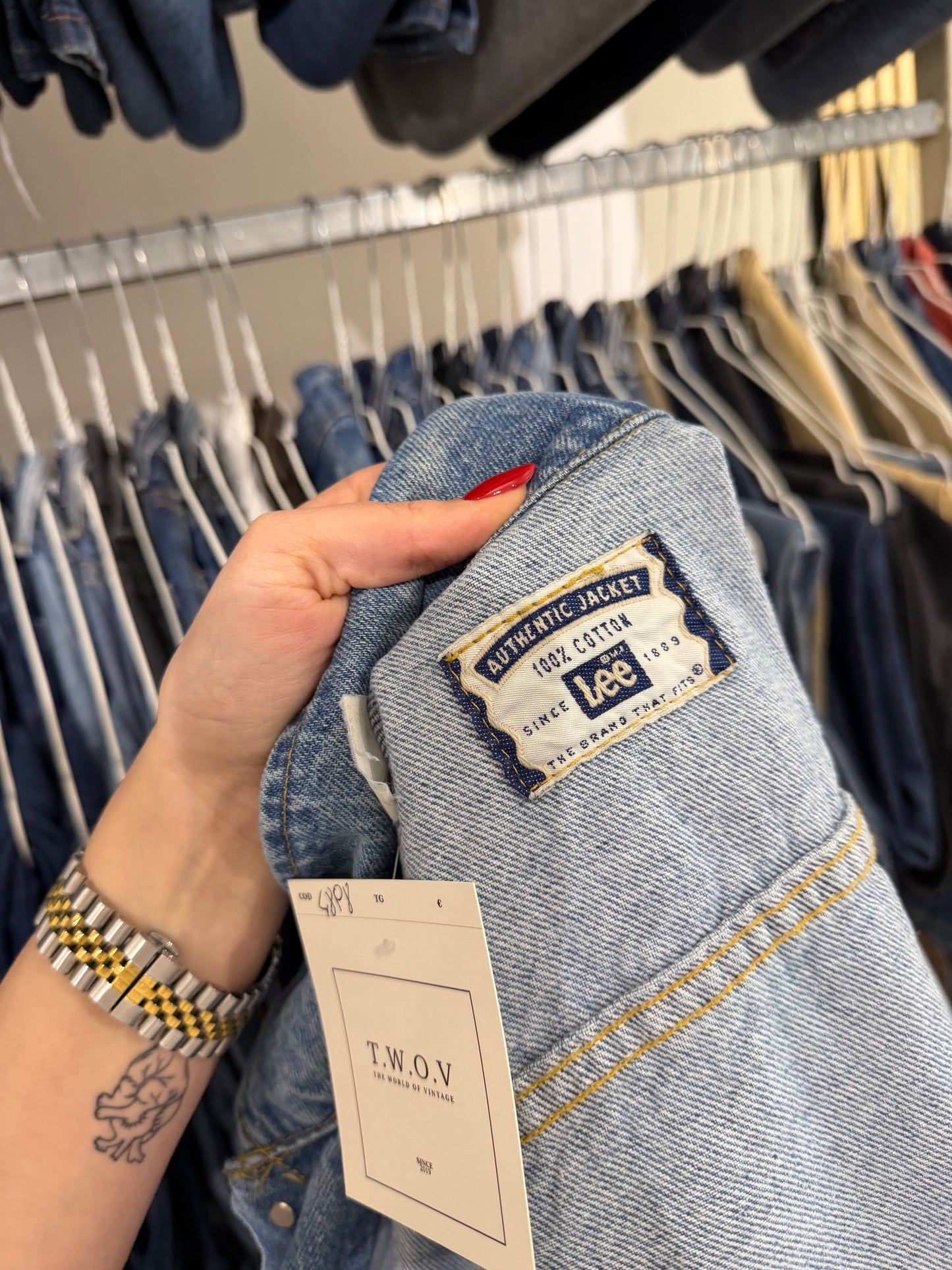 Lee Authentic Jacket – Vintage Denim Unisex