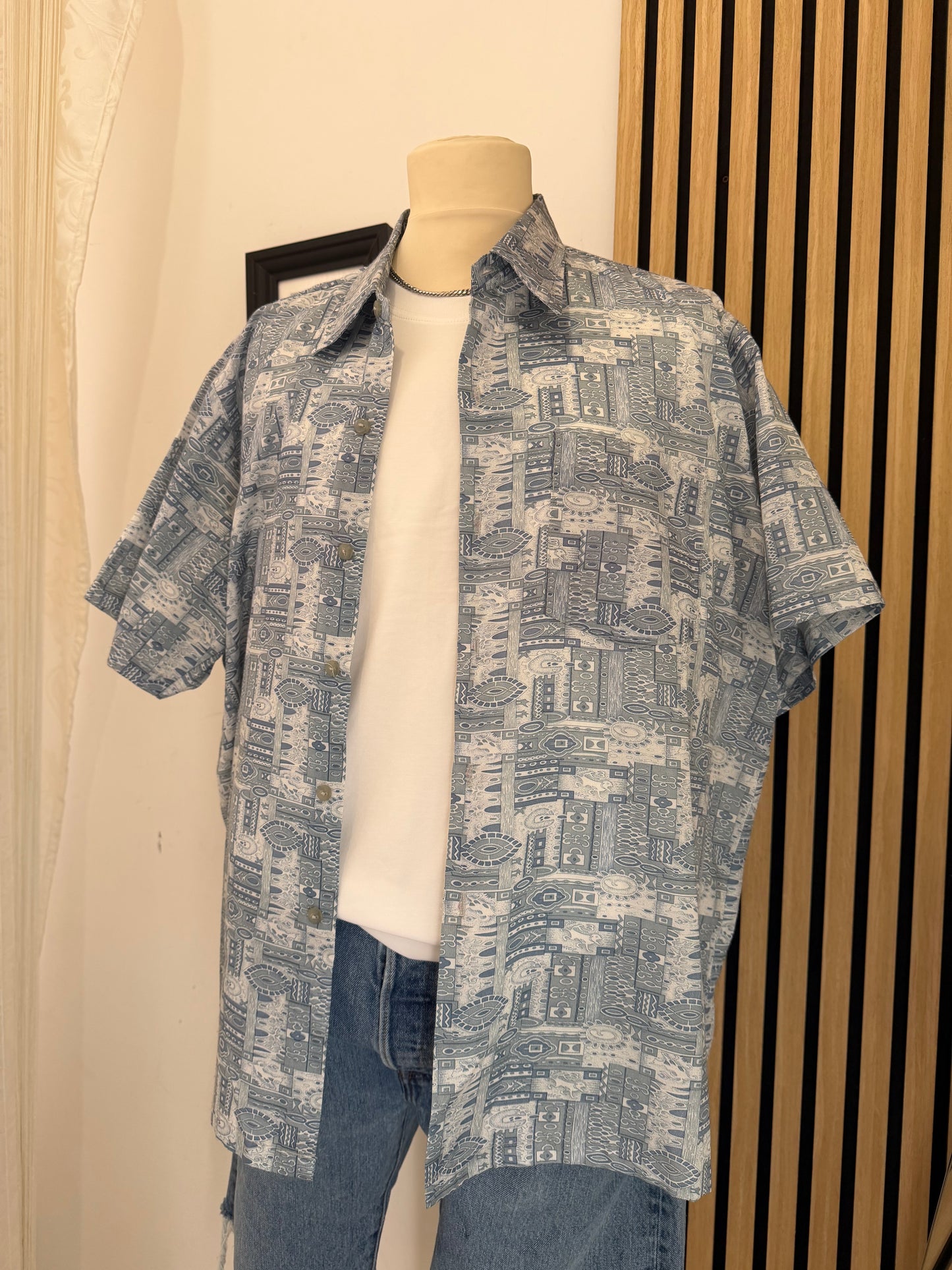Camicia vintage in seta thailandese