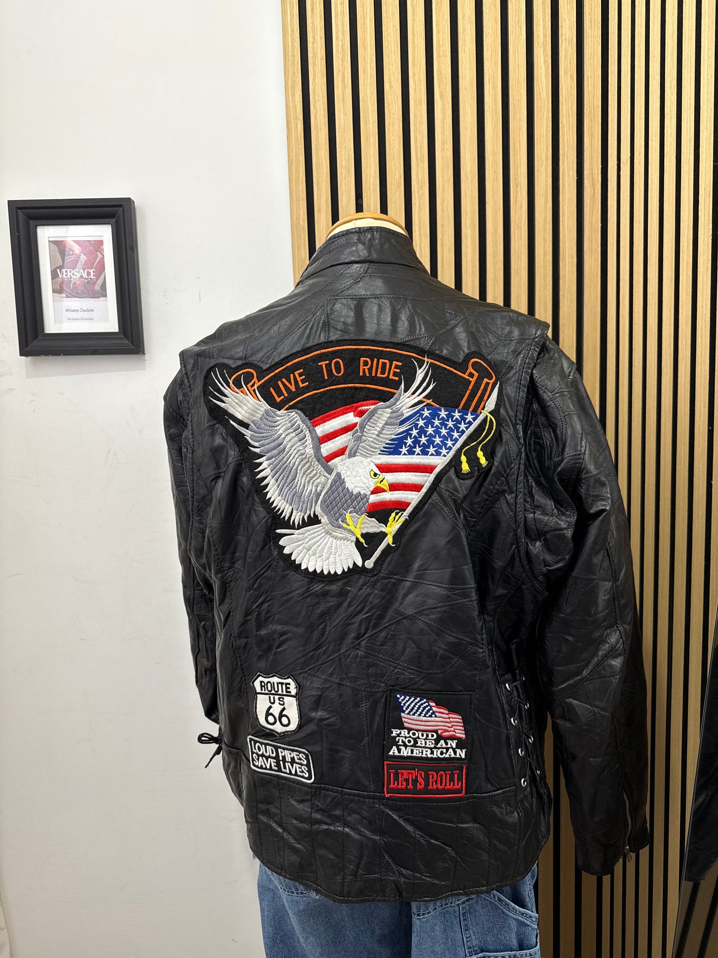 Giacca in vera pelle Buffalo Leather