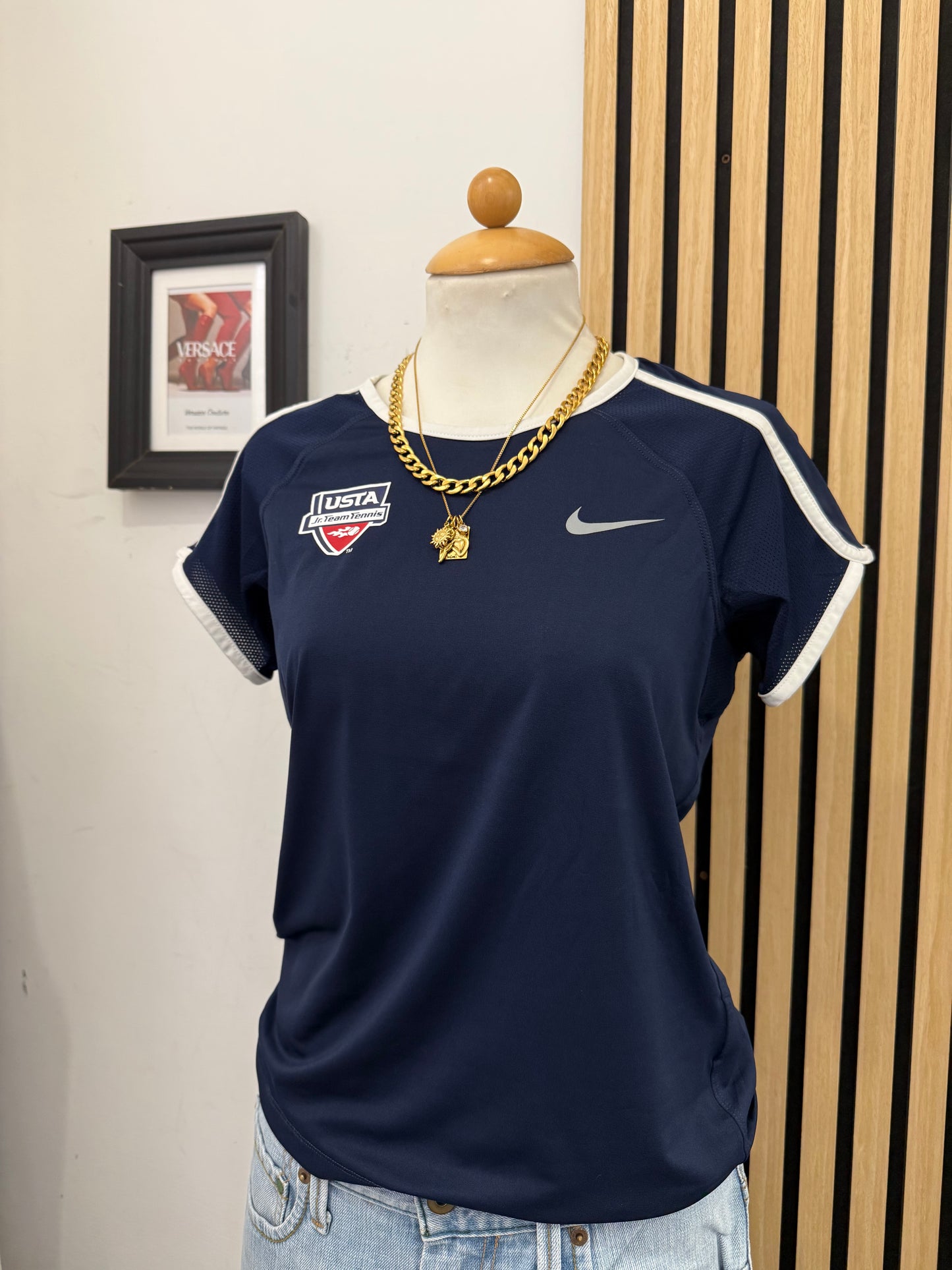 Nike Dri-Fit USTA Jr. Team Tennis Tee - Taglia L