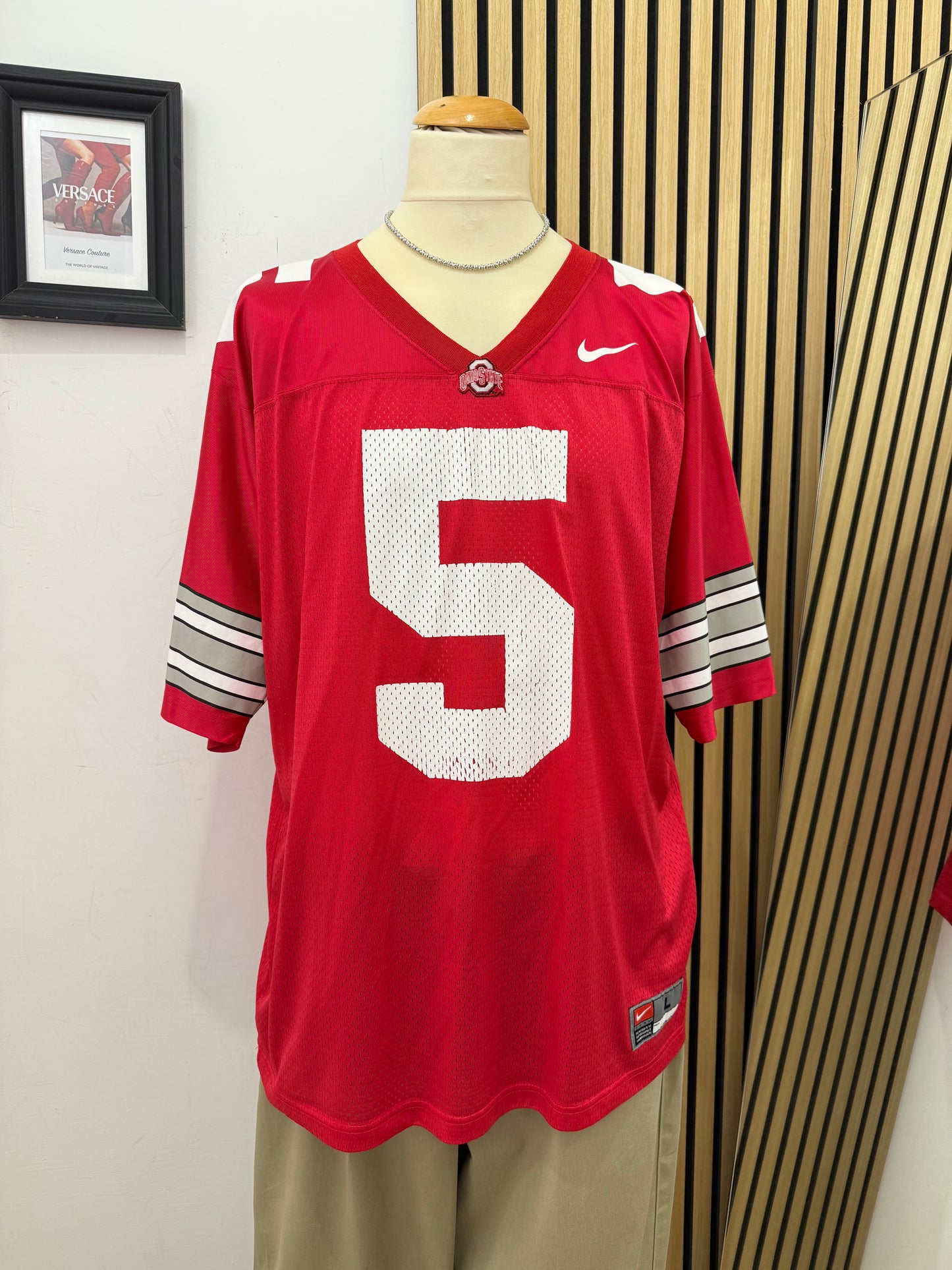 Nike Jersey “Ohio State Buckeyes #5” – Rosso – Anni 2010