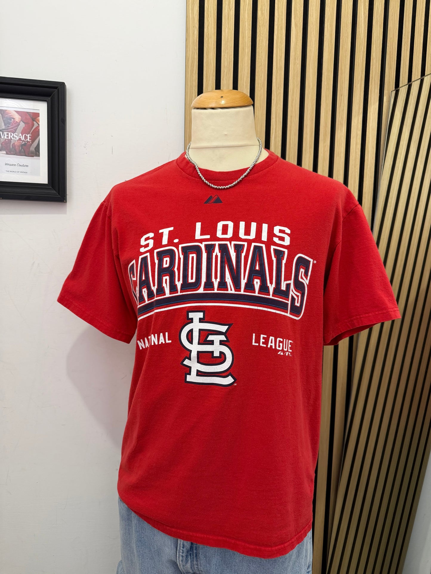 T-shirt vintage St. Louis Cardinals Majestic Athletic