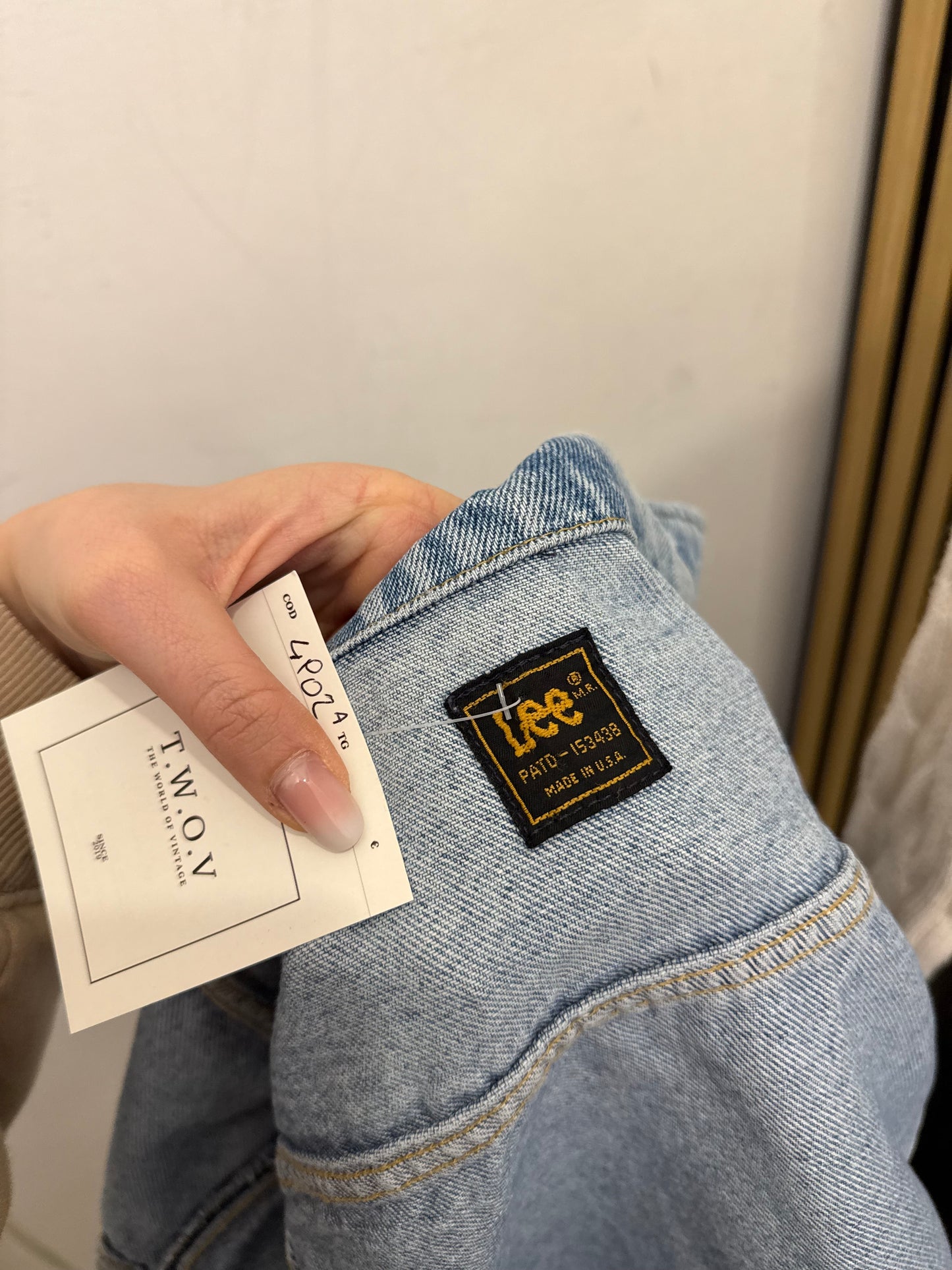 Giacca di Jeans Lee unisex Vintage