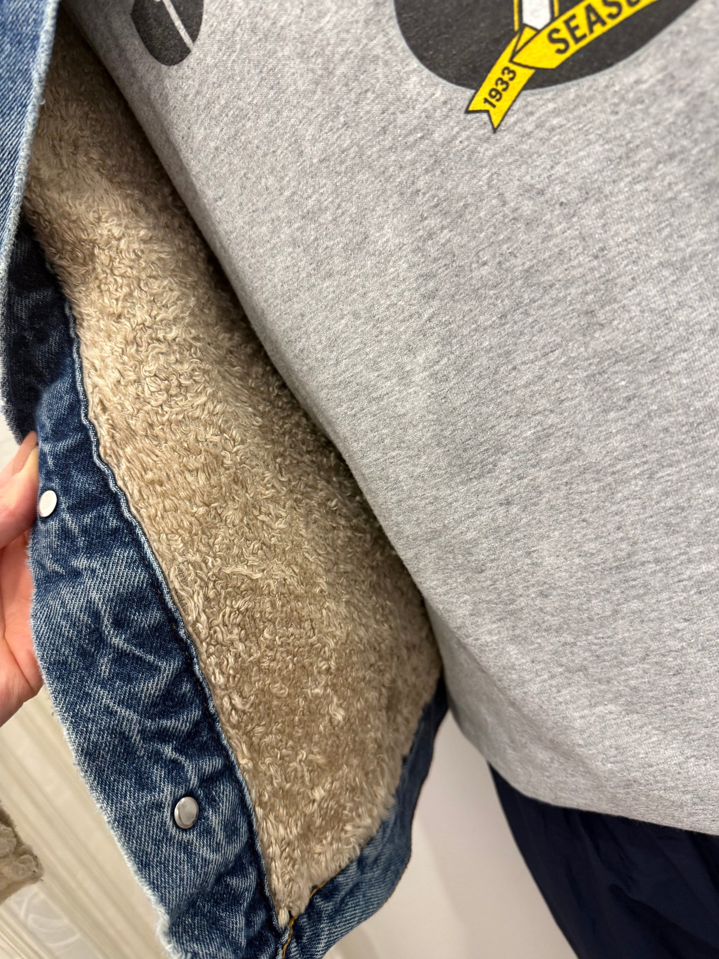 Giacca Levis in Denim imbottita unisex