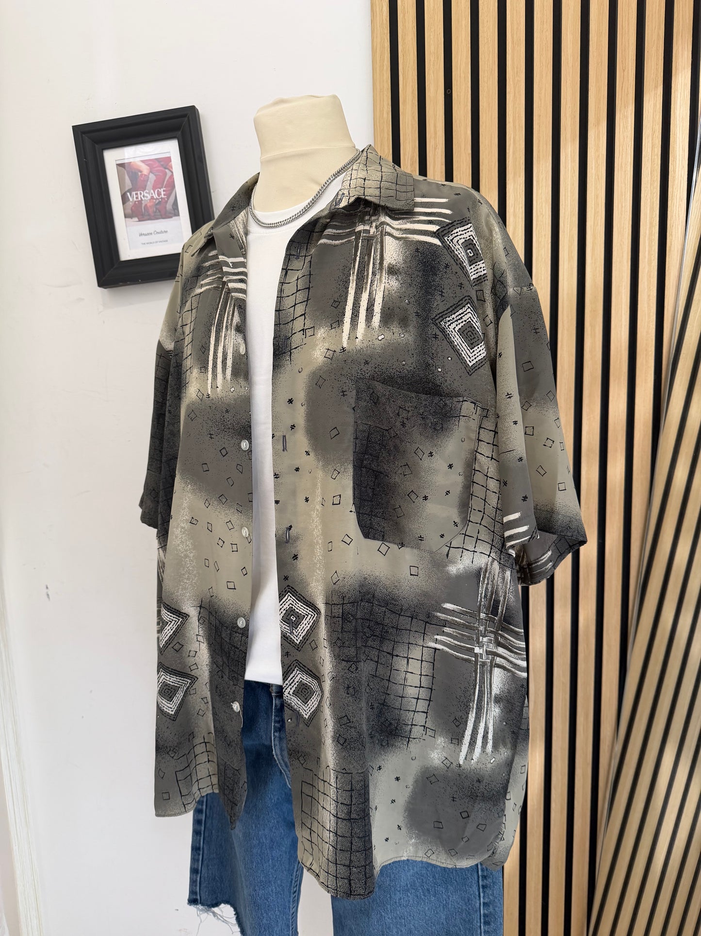 Camicia Vintage a fantasia XXL