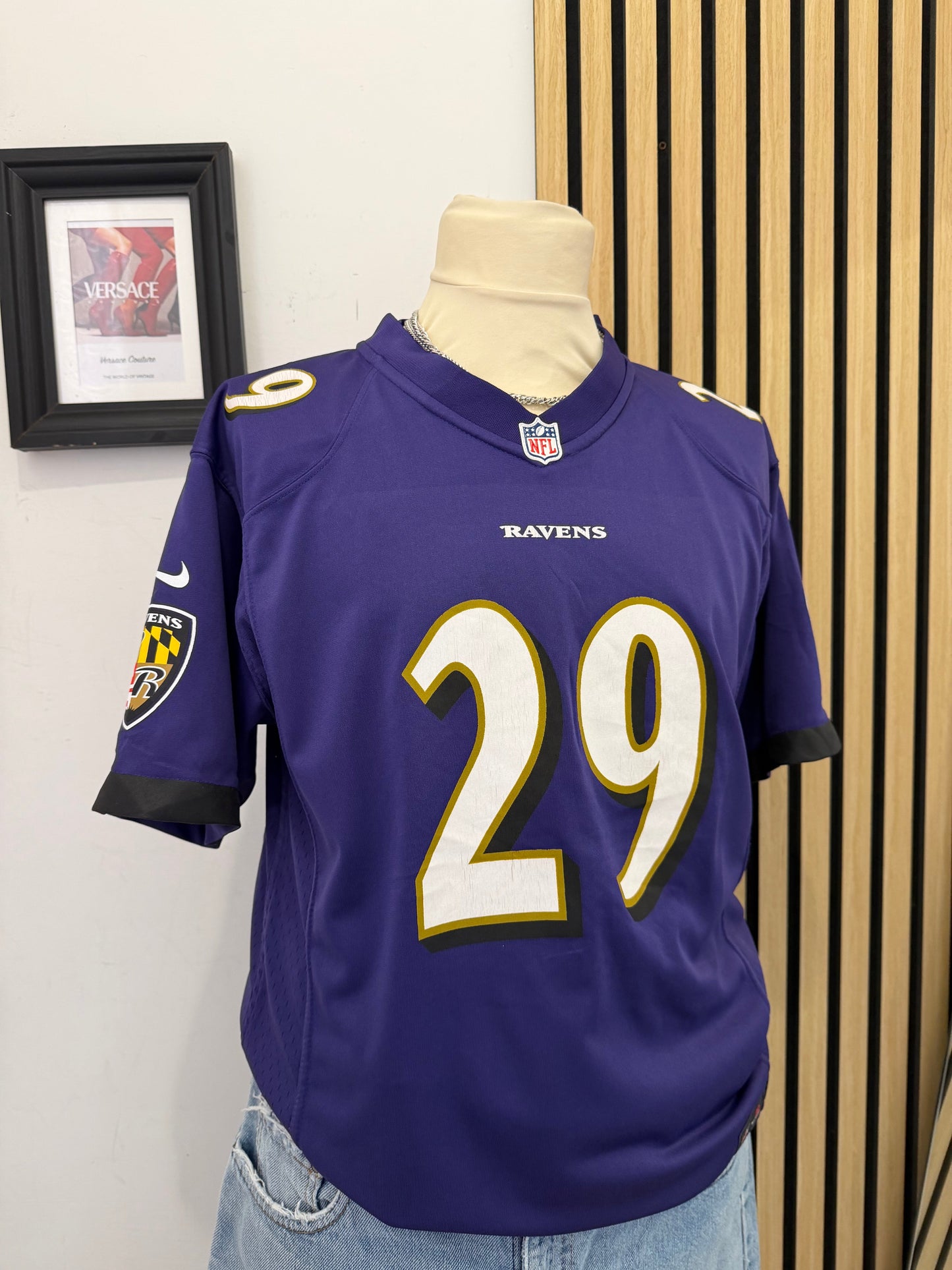 Jersey NFL Baltimore Ravens #29 Forsett Nike On Field XL da ragazzo