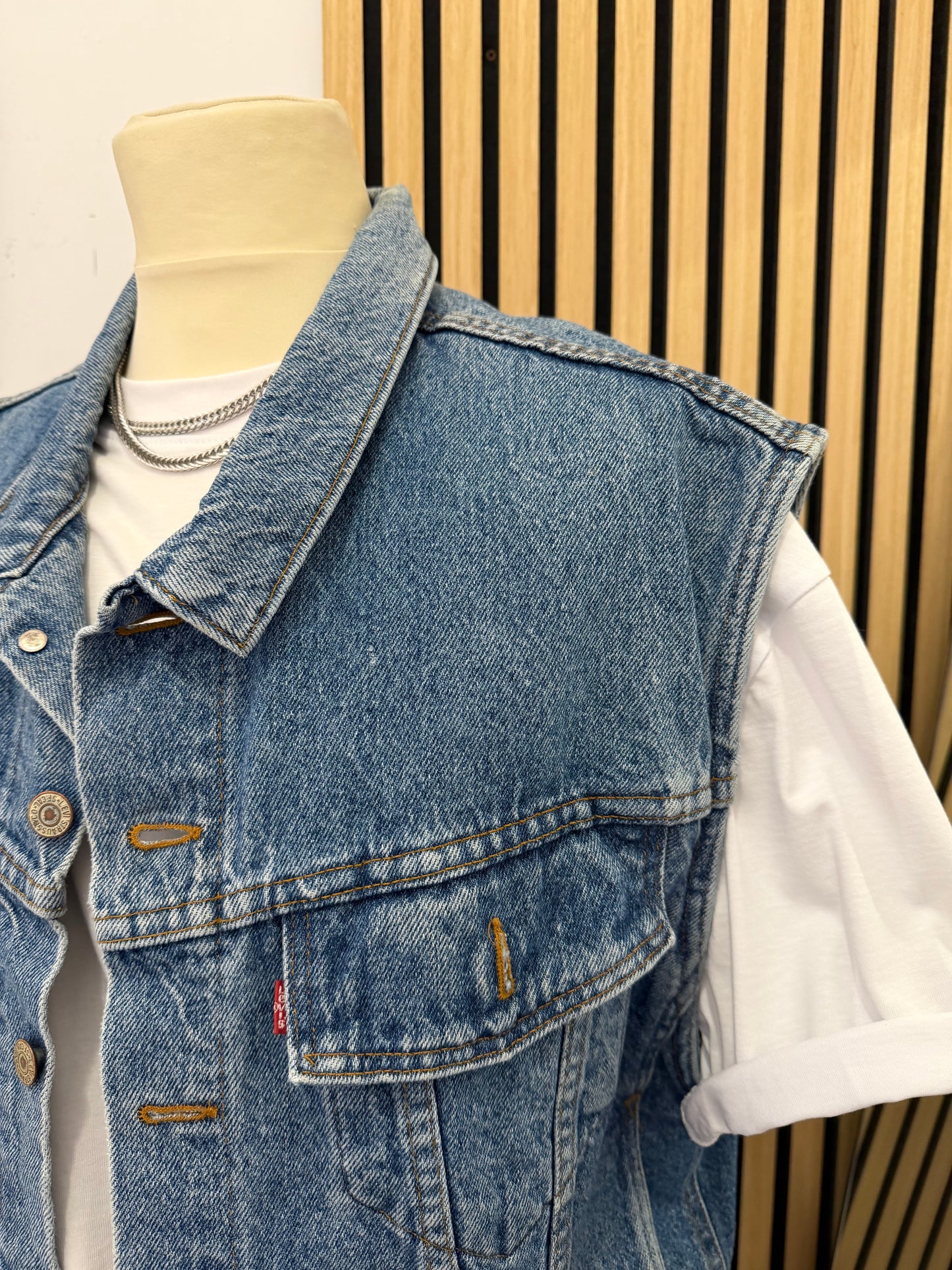Gilet Levi's Denim – Vintage USA / Unisex