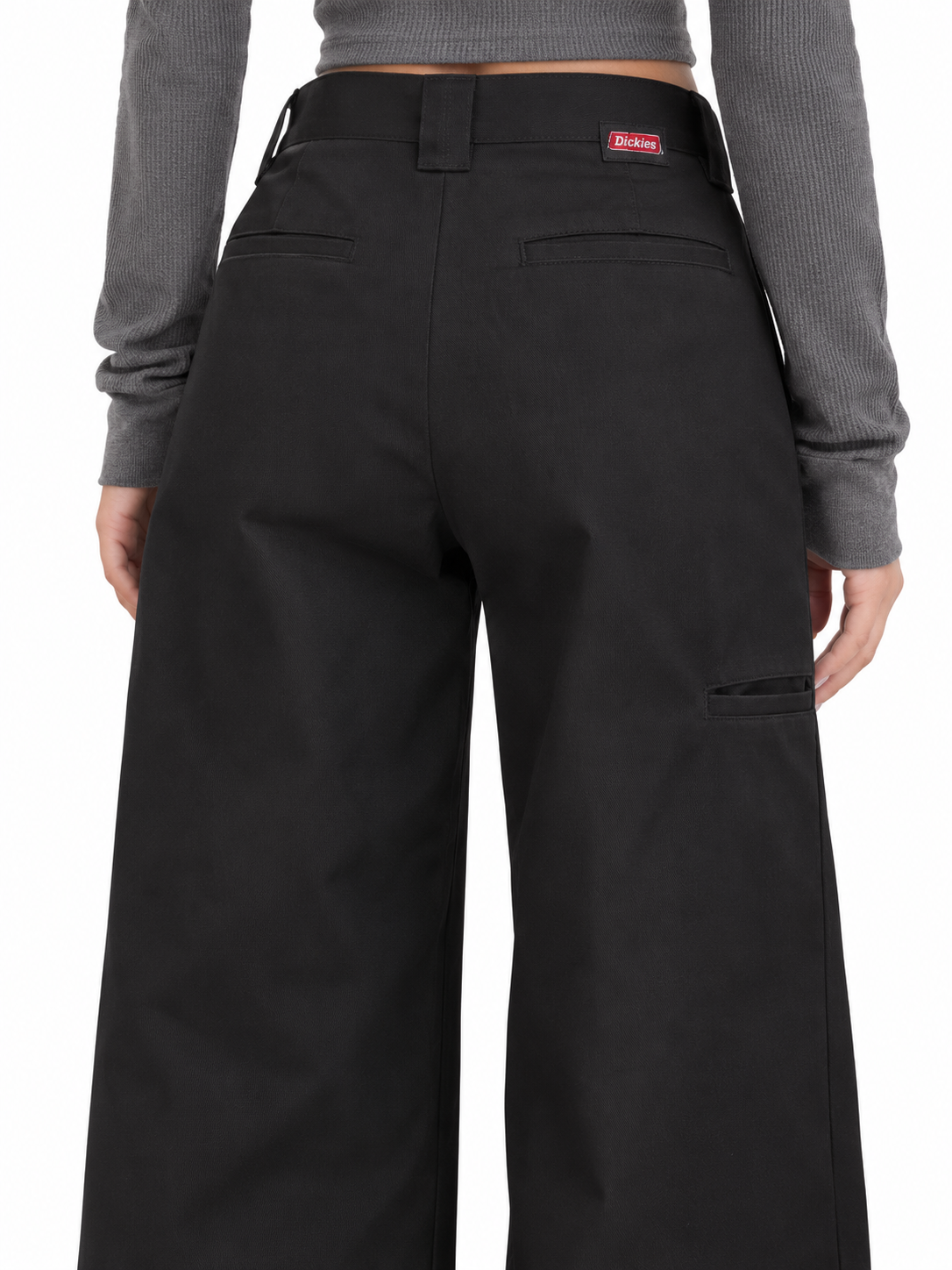 Pantaloni Workwear Wide Leg Dickies Neri