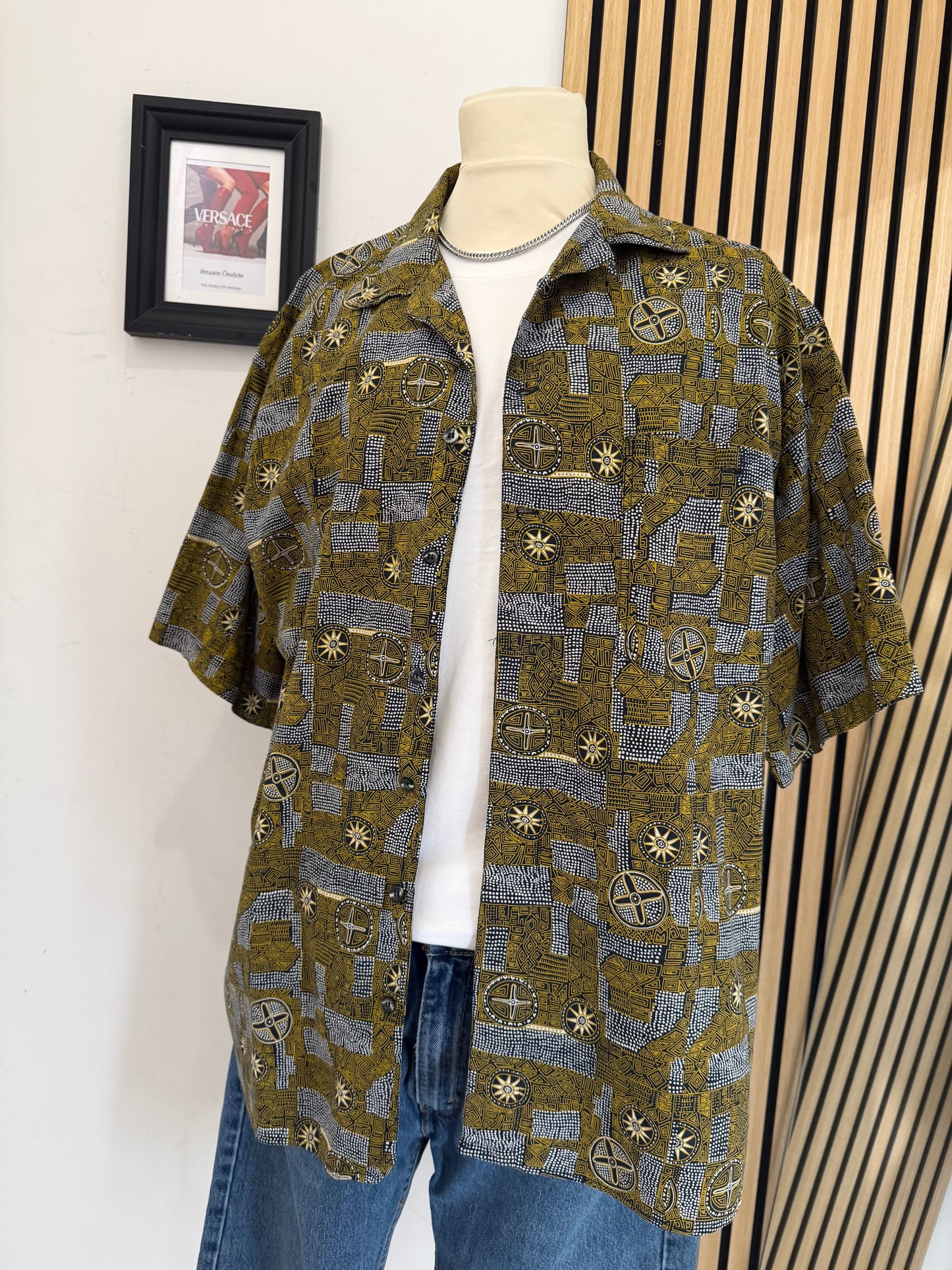 Camicia Vintage a fantasia XL