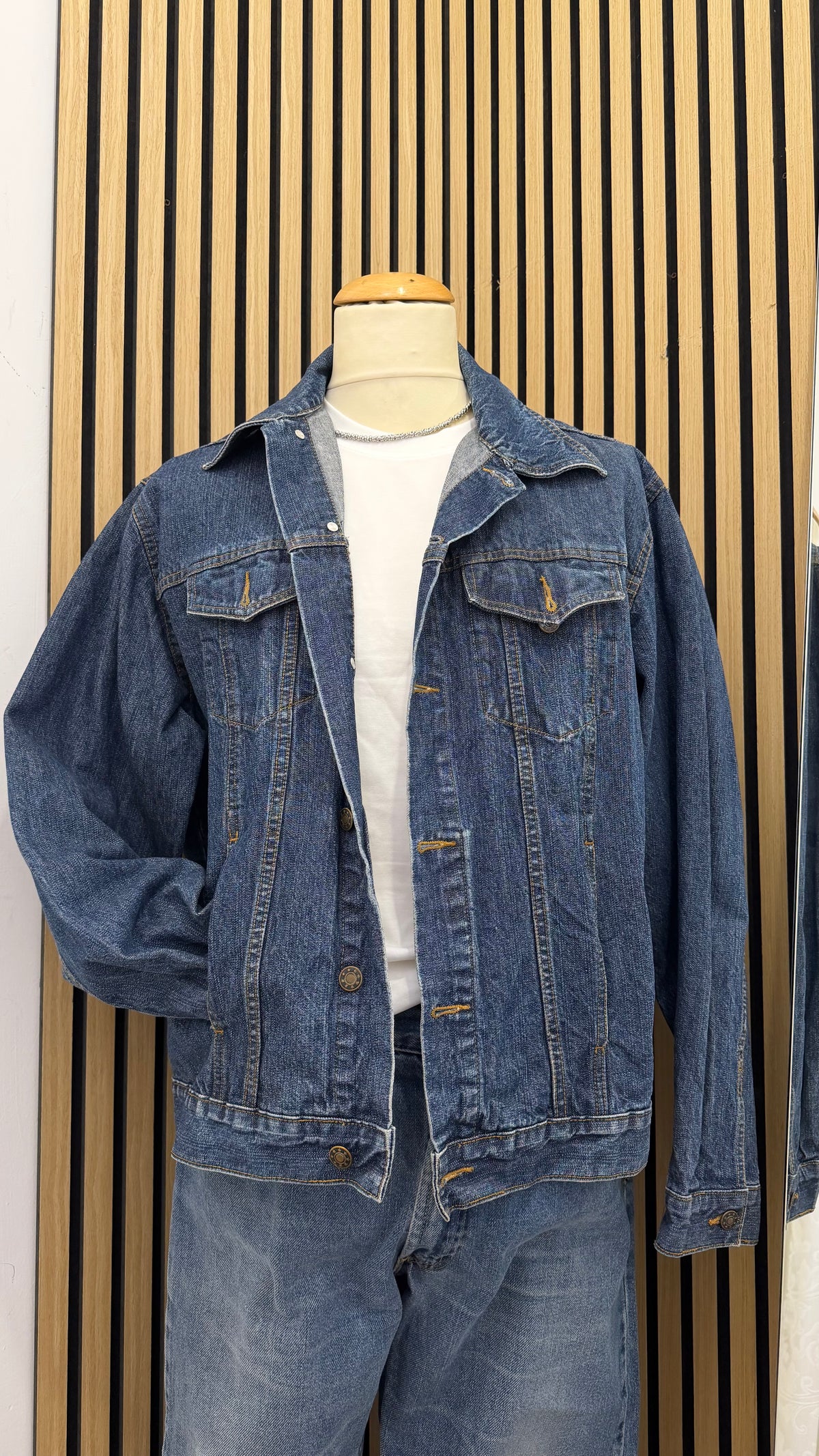 Giacca in Jeans Vintage Toptex – Taglia XL