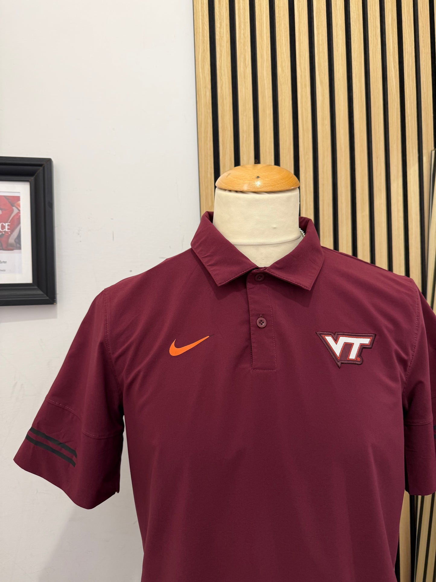 Polo Nike Dri-FIT Virginia Tech Hokies - Maroon