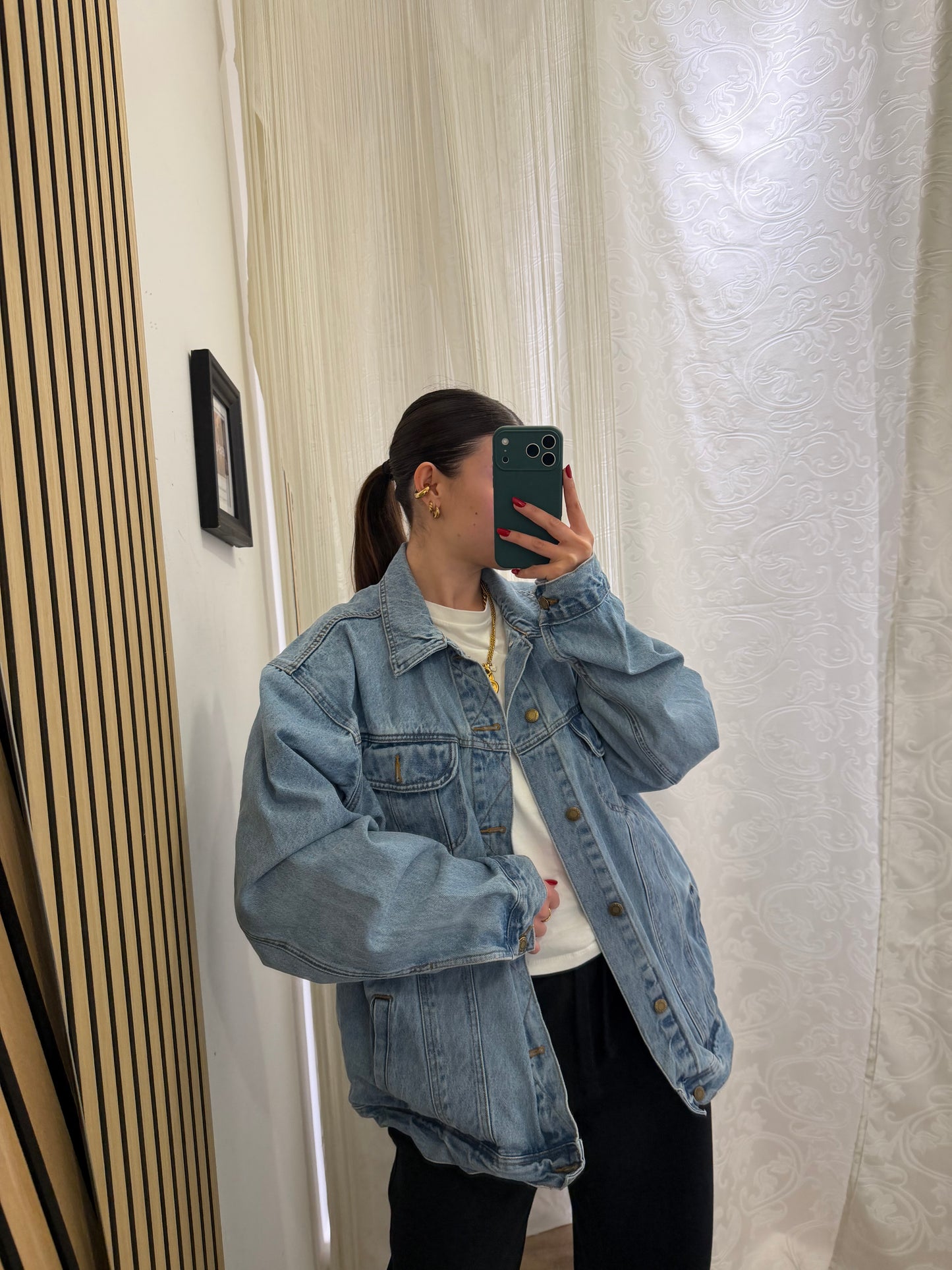 Wrangler Rugged Wear Denim Jacket – Light Wash Unisex Oversize
