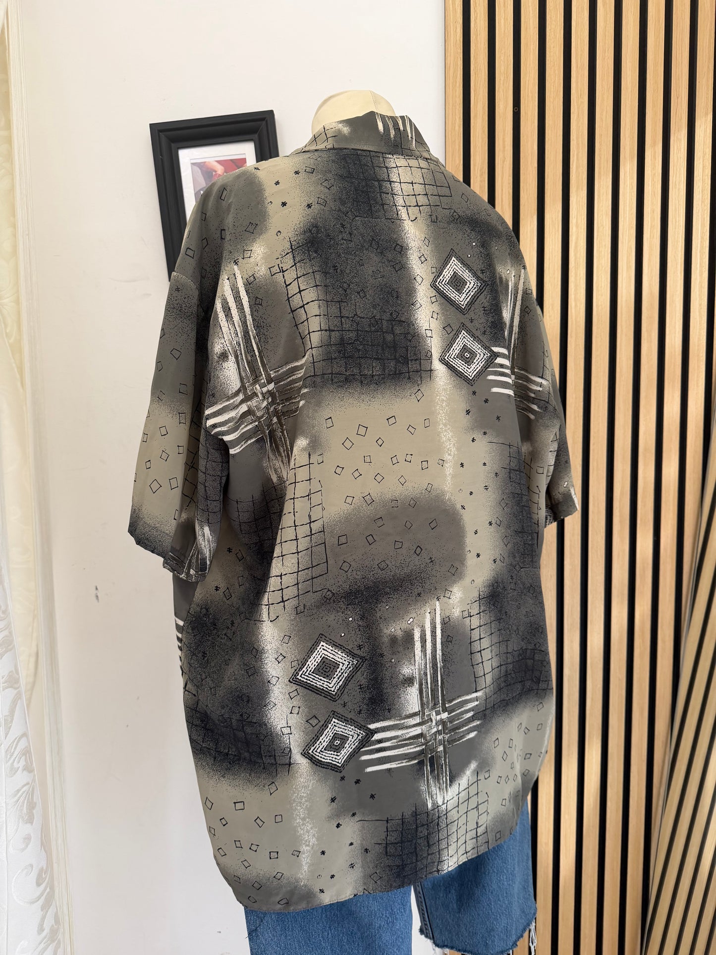Camicia Vintage a fantasia XXL