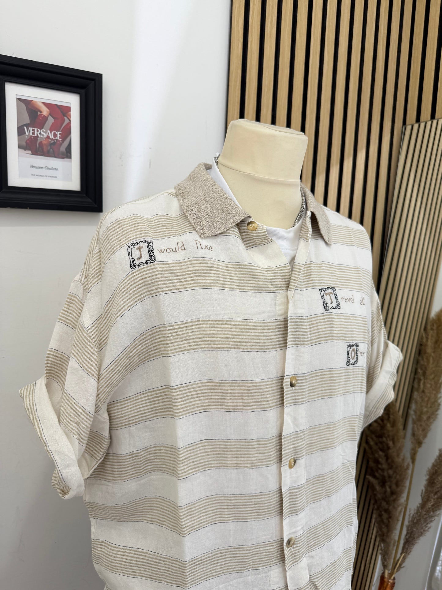Camicia Vintage cropped fit