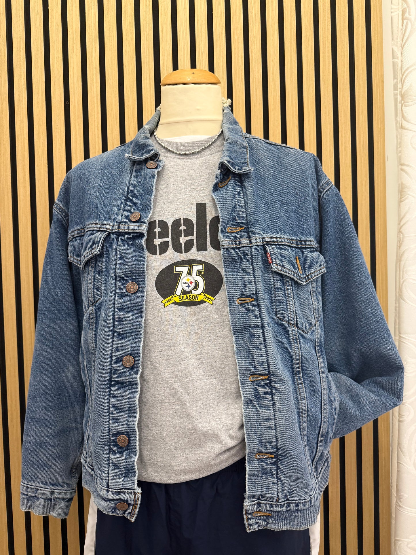 Giacca Levis in Denim imbottita unisex