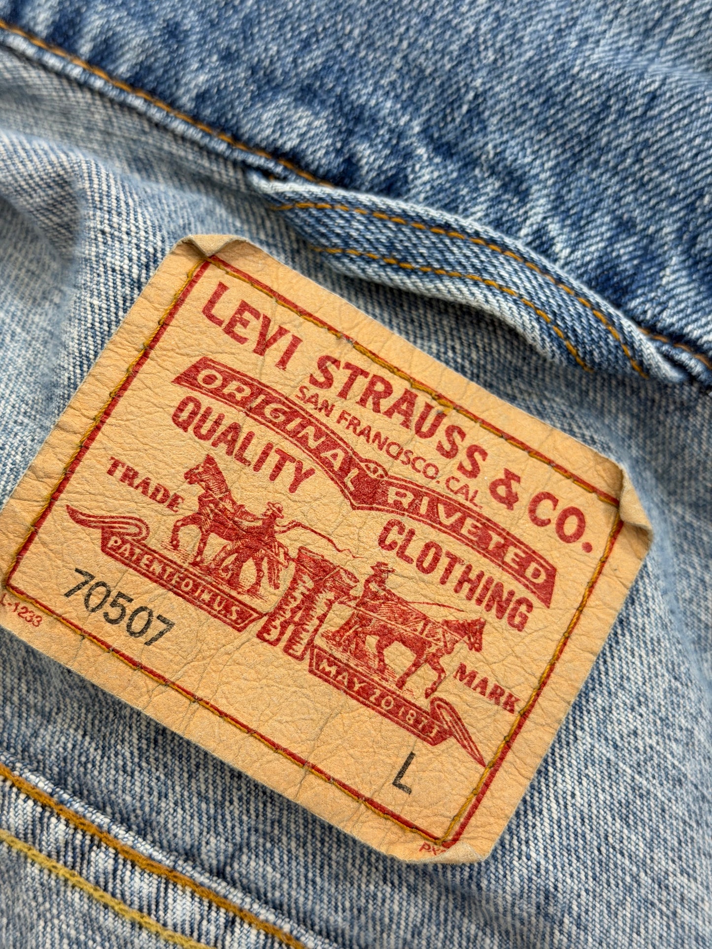 Levi's 70507 Vintage Denim Jacket – Unisex