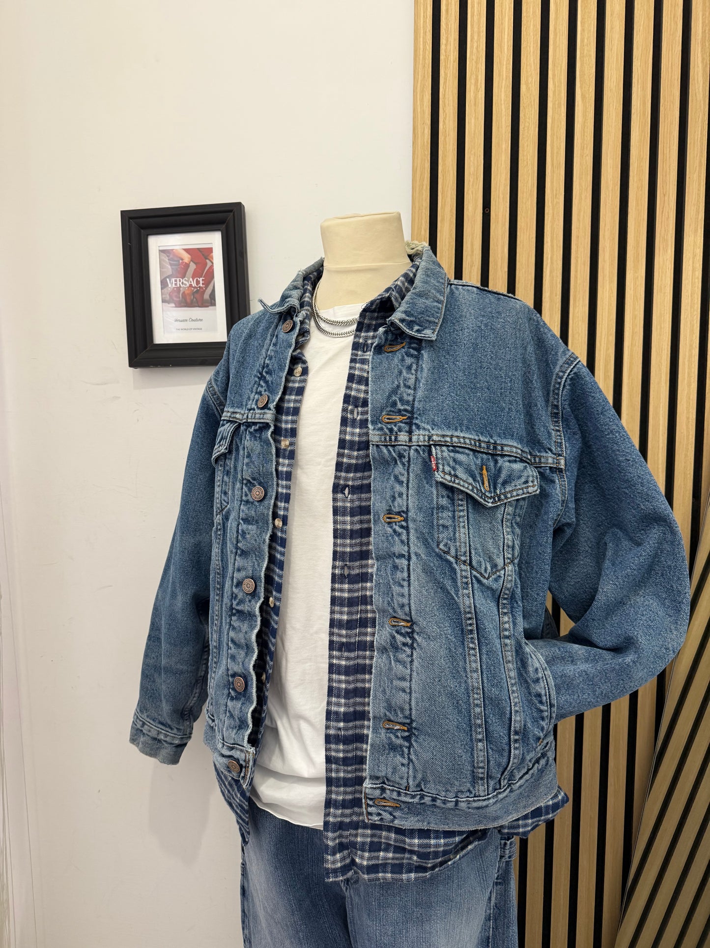 Giacca Levis in Denim imbottita unisex