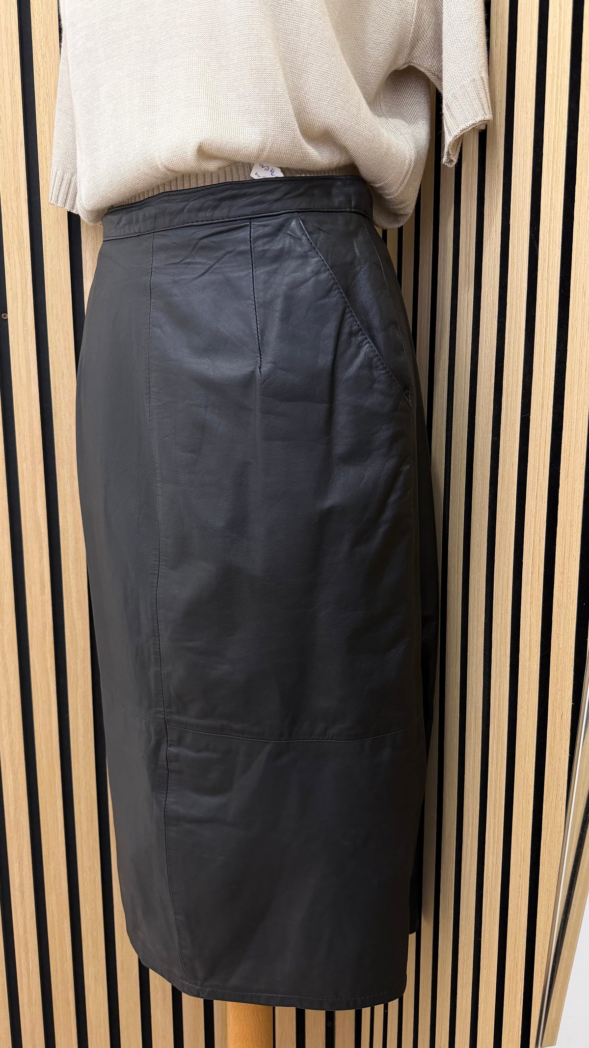 Gonna Longuette Vintage Vera Pelle