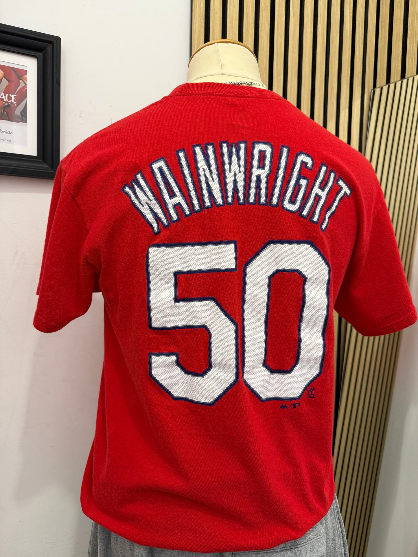 T-Shirt MLB St. Louis Cardinals - Adam Wainwright #50 | Majestic