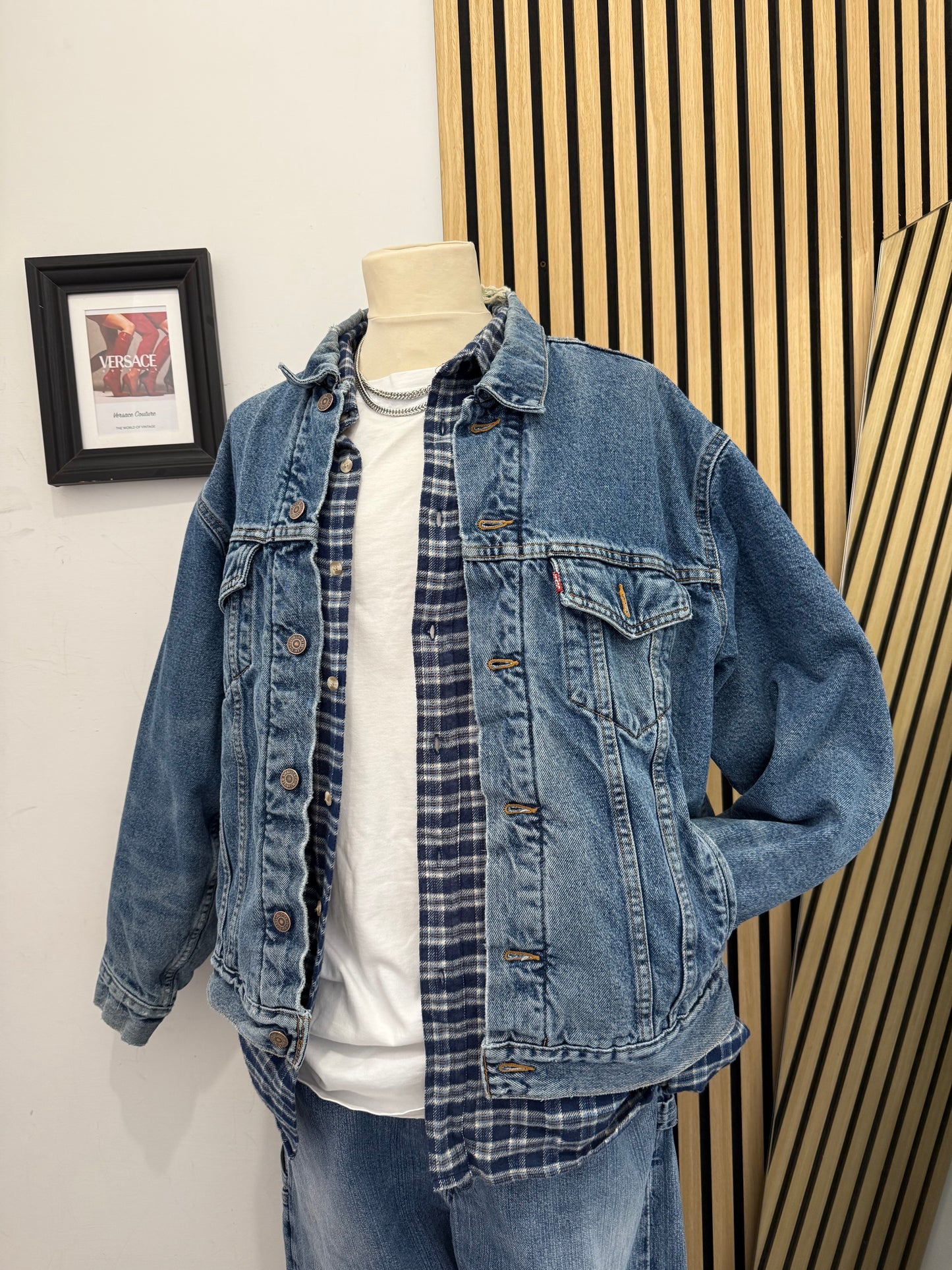 Giacca Levis in Denim imbottita unisex