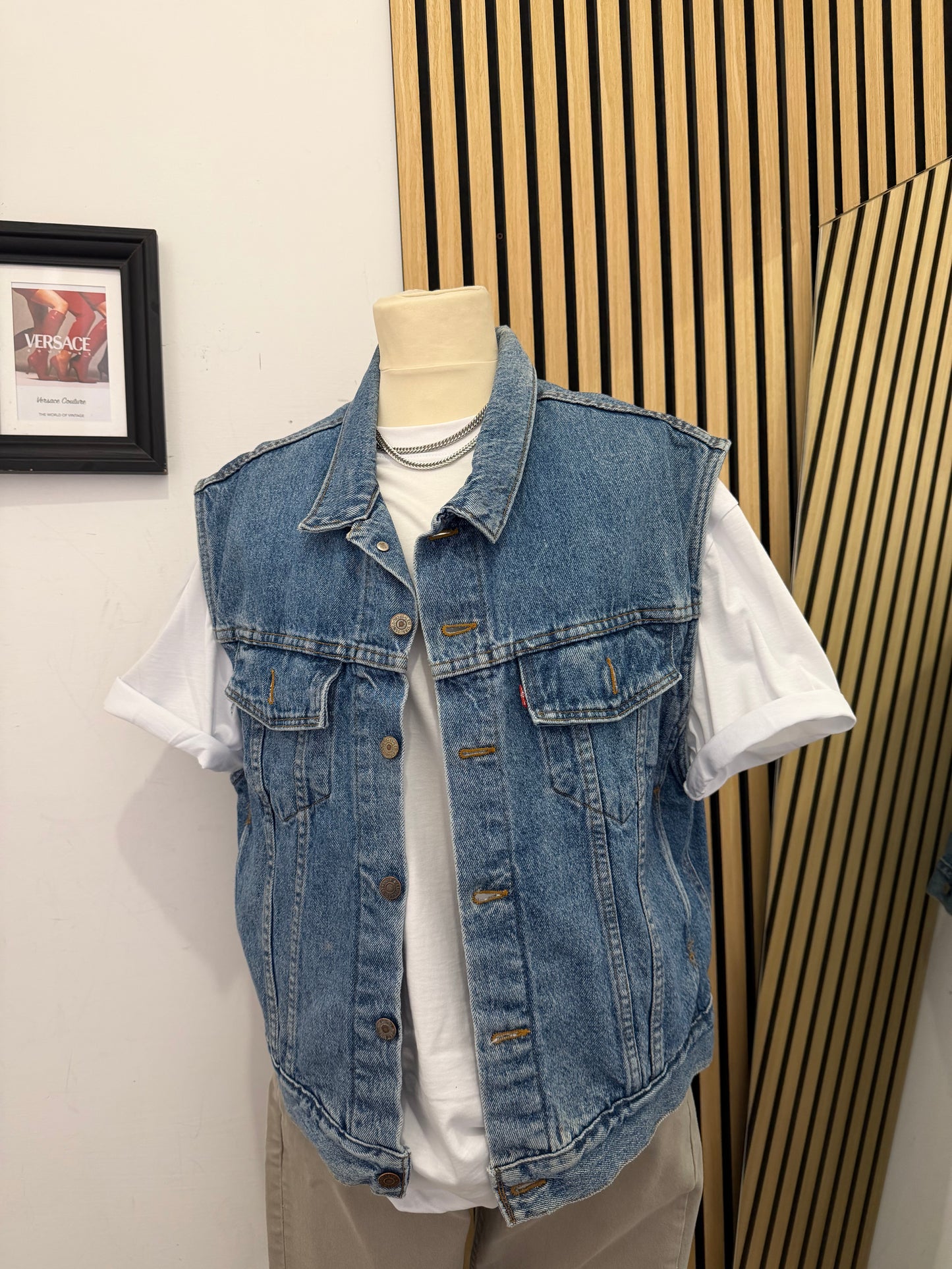 Gilet Levi's Denim – Vintage USA / Unisex