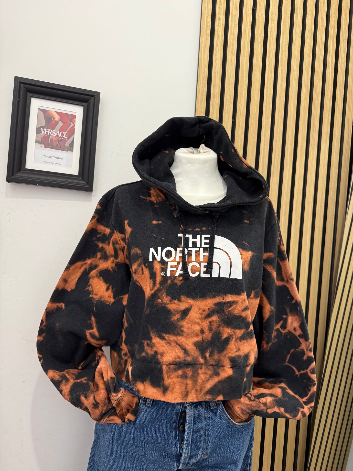 Felpa The north Face Crop tie dye