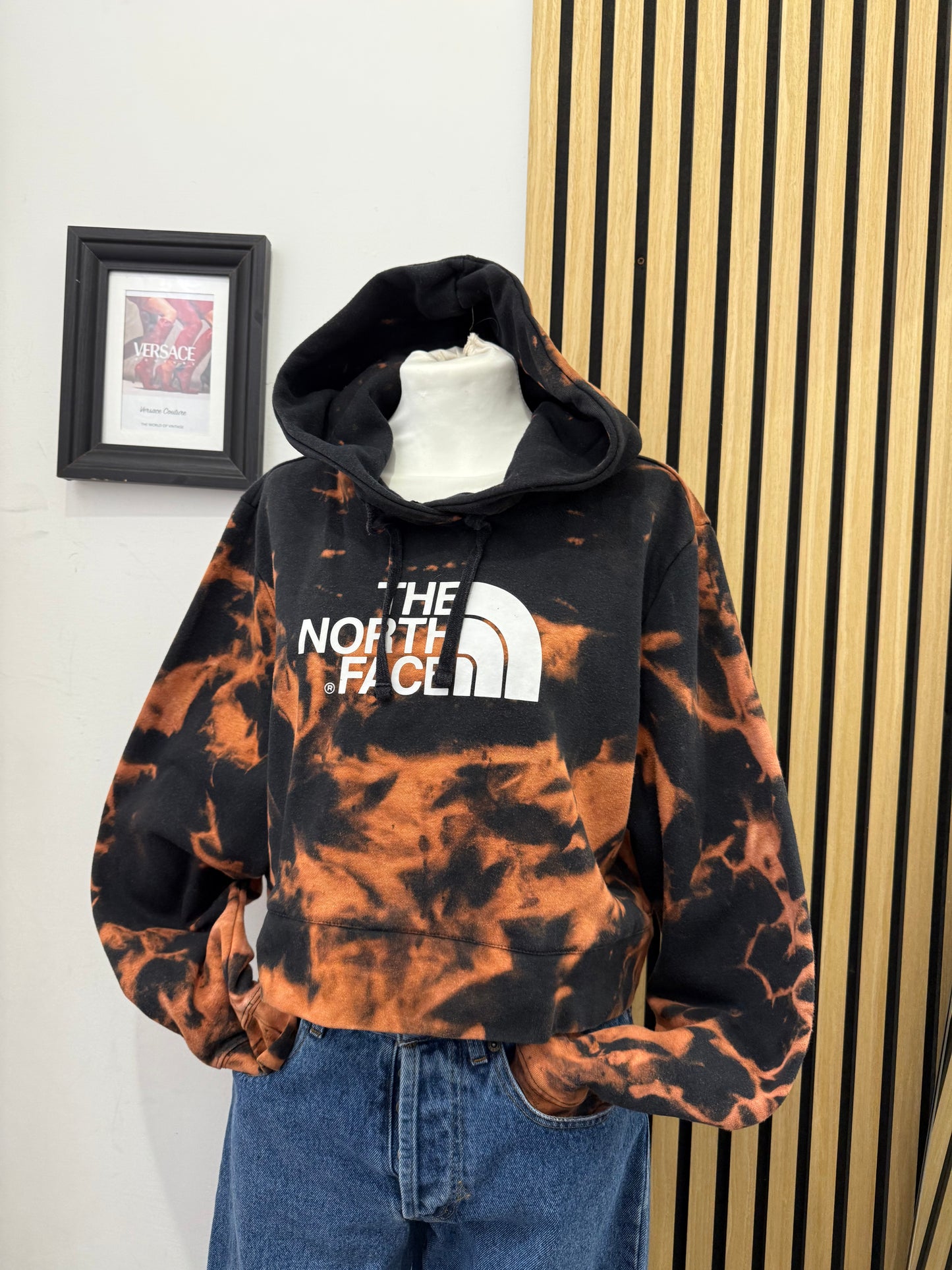 Felpa The north Face Crop tie dye
