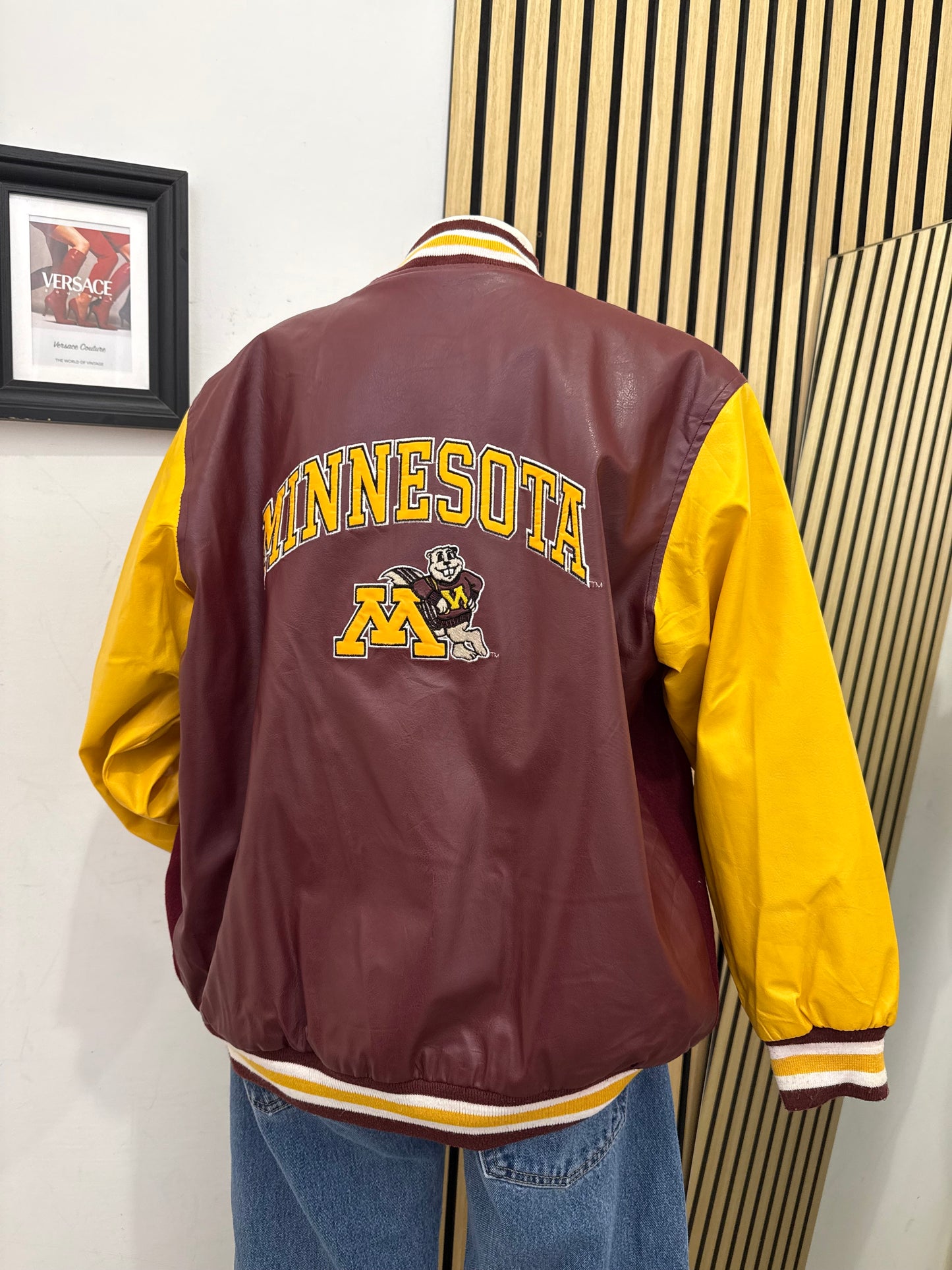 Giacca Varsity Vintage Minnesota Golden Gophers by Steve & Barry's