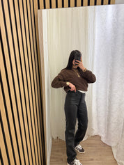 Pantalone in vera pelle