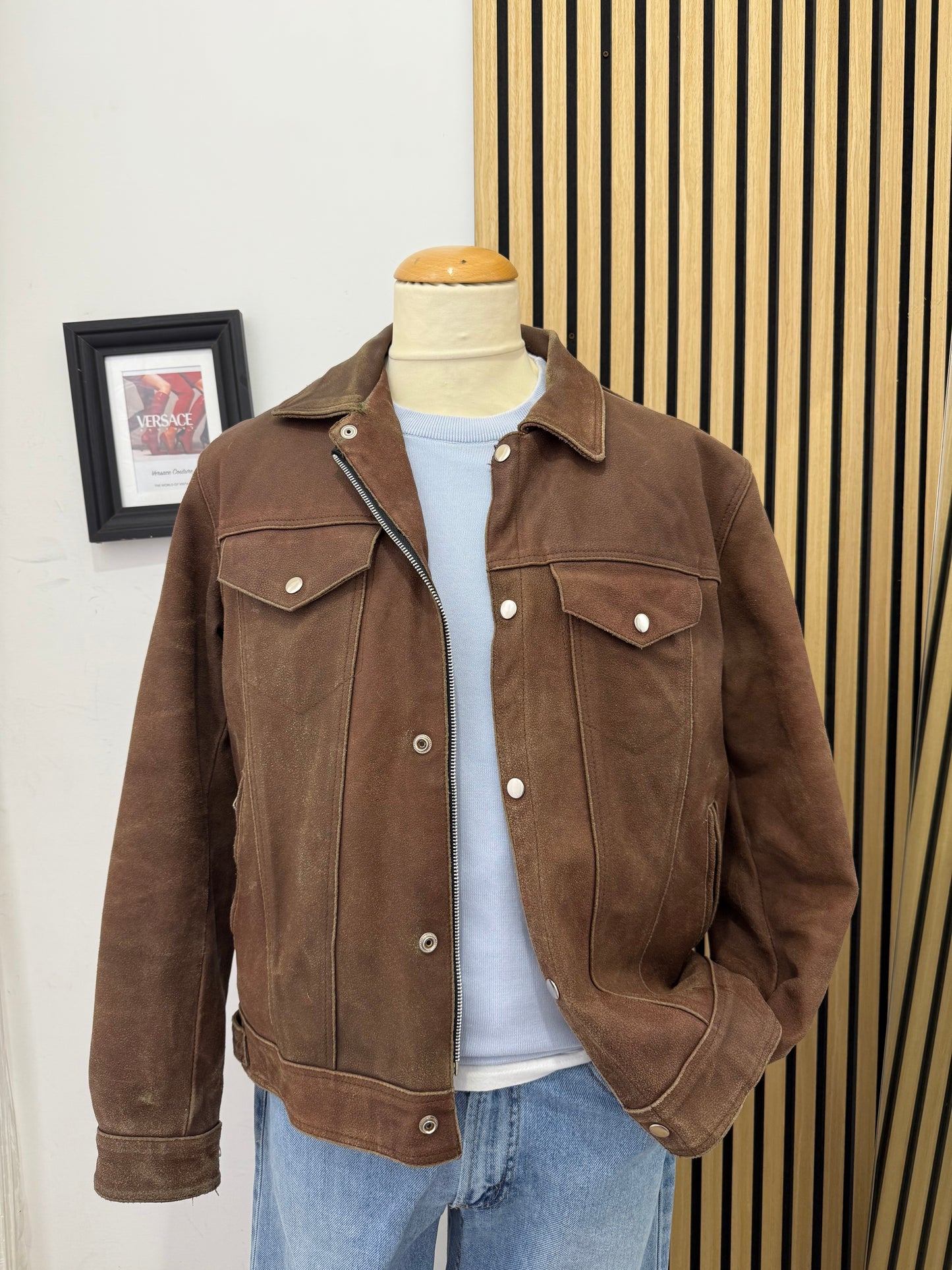 Giacca in Vera Pelle unisex Trapuntata