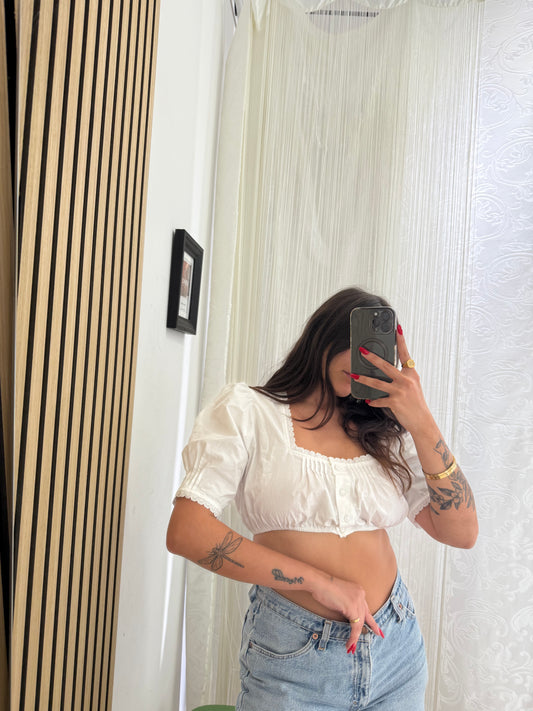 Top Vintage in cotone