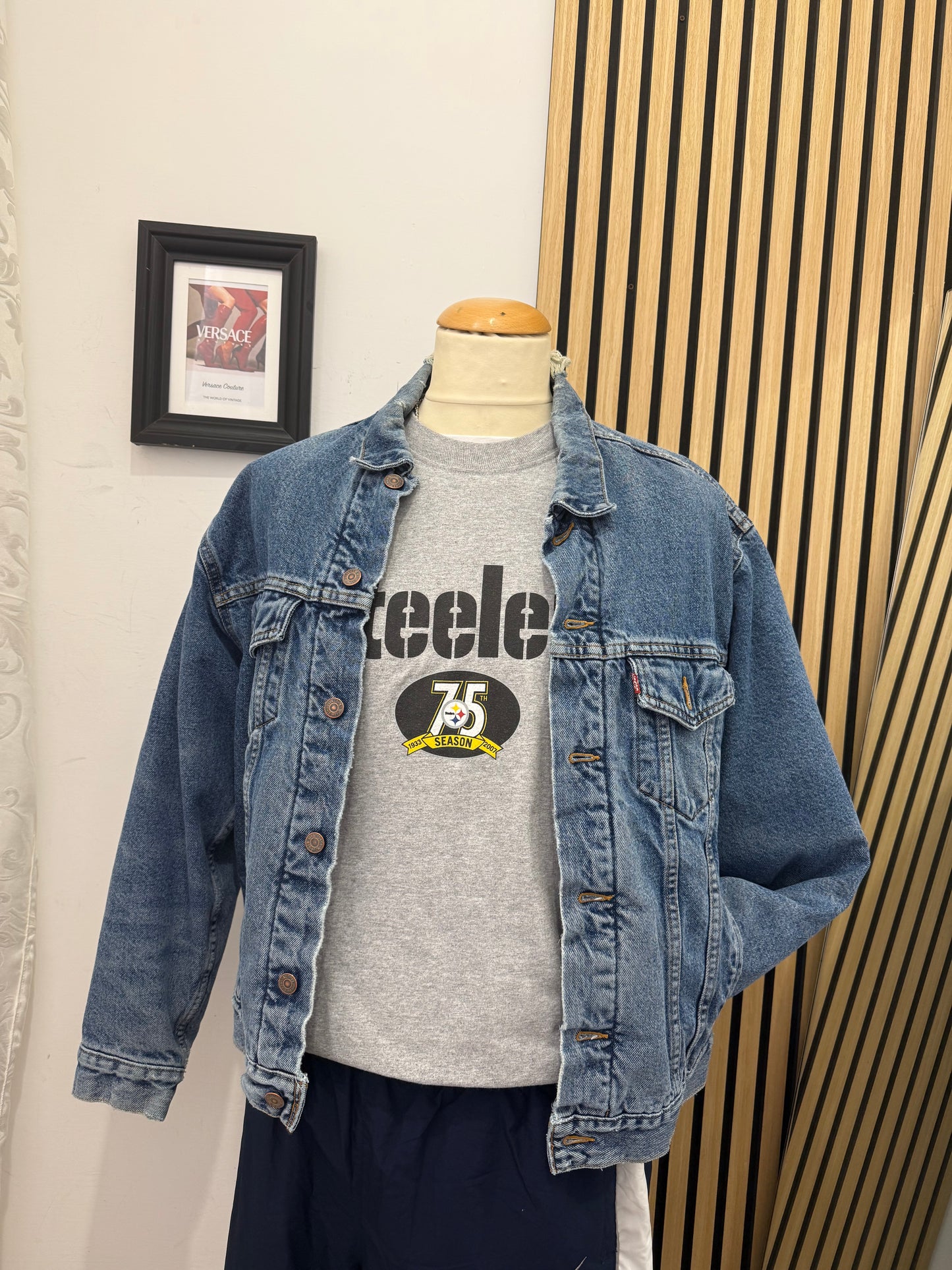 Giacca Levis in Denim imbottita unisex