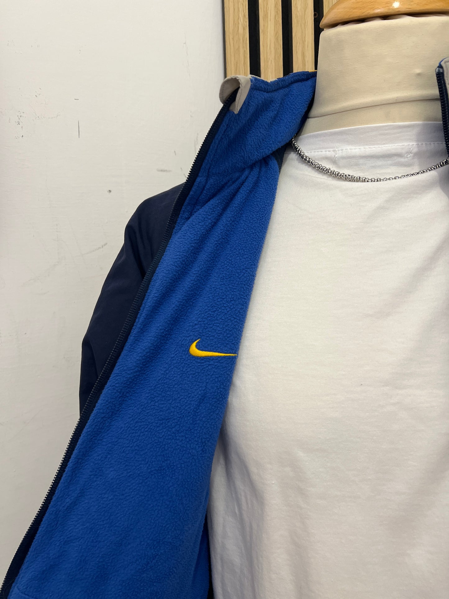 Giacca Nike Vintage Reversibile – Blu/Navy