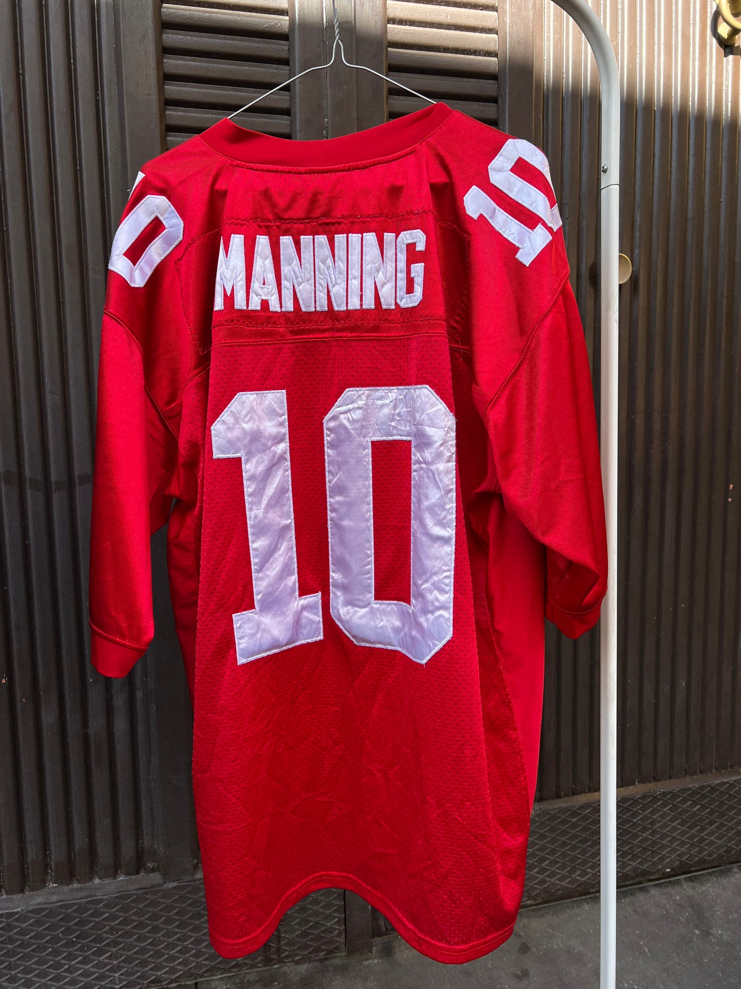 Maglia New York Giants Eli Manning NFL Jersey Red  Reebok