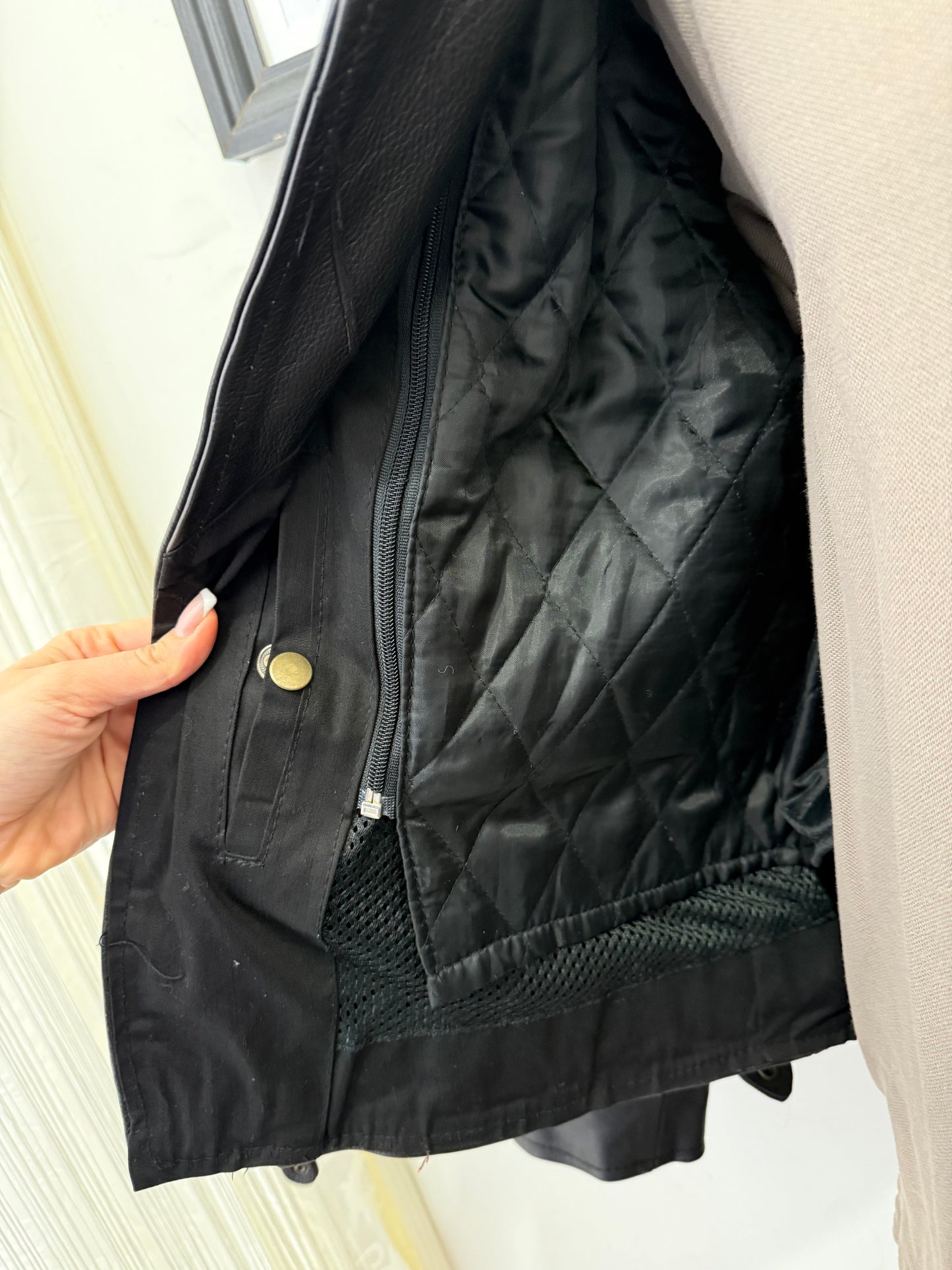 Chiodo in vera pelle, unisex