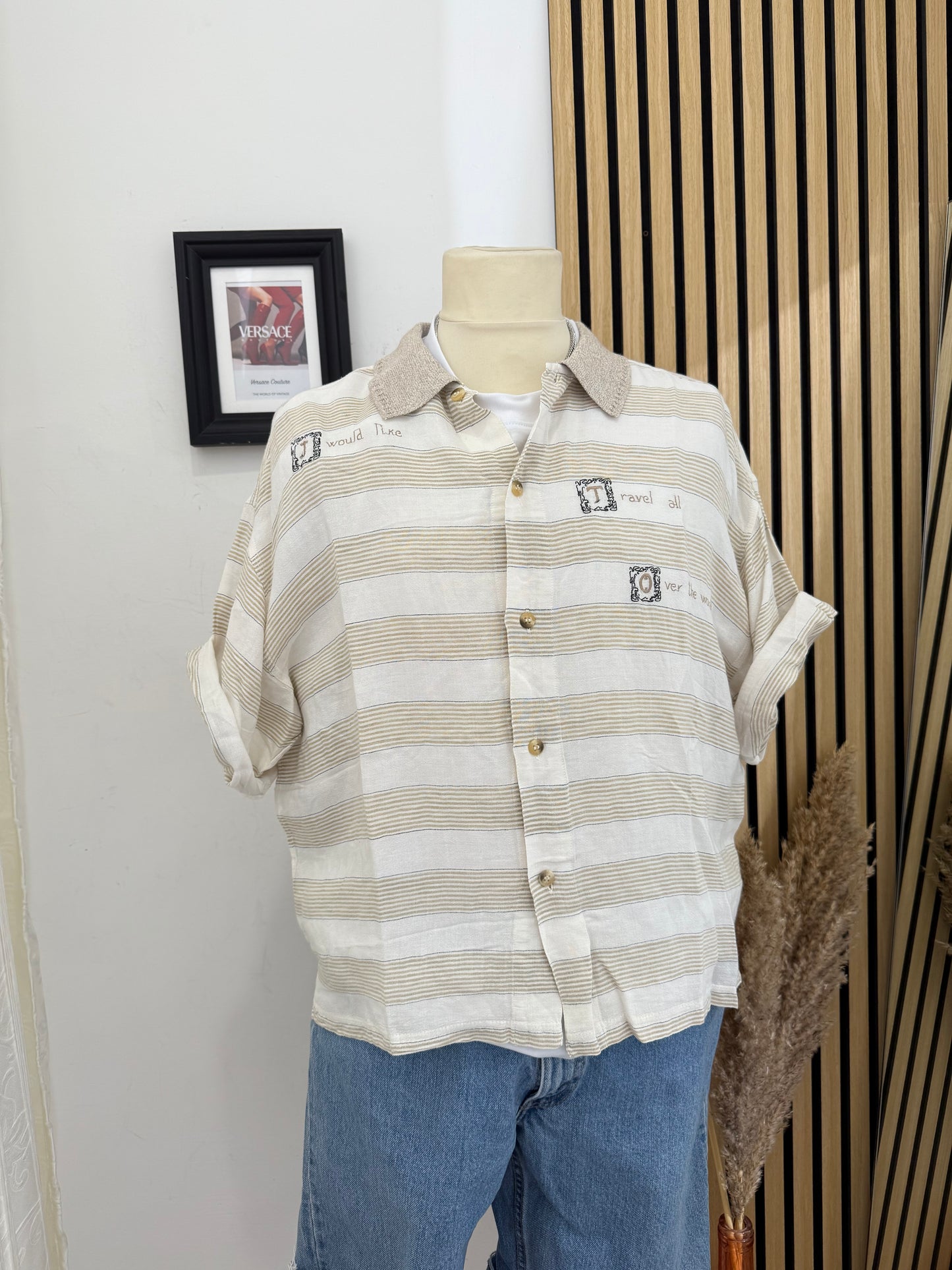 Camicia Vintage cropped fit