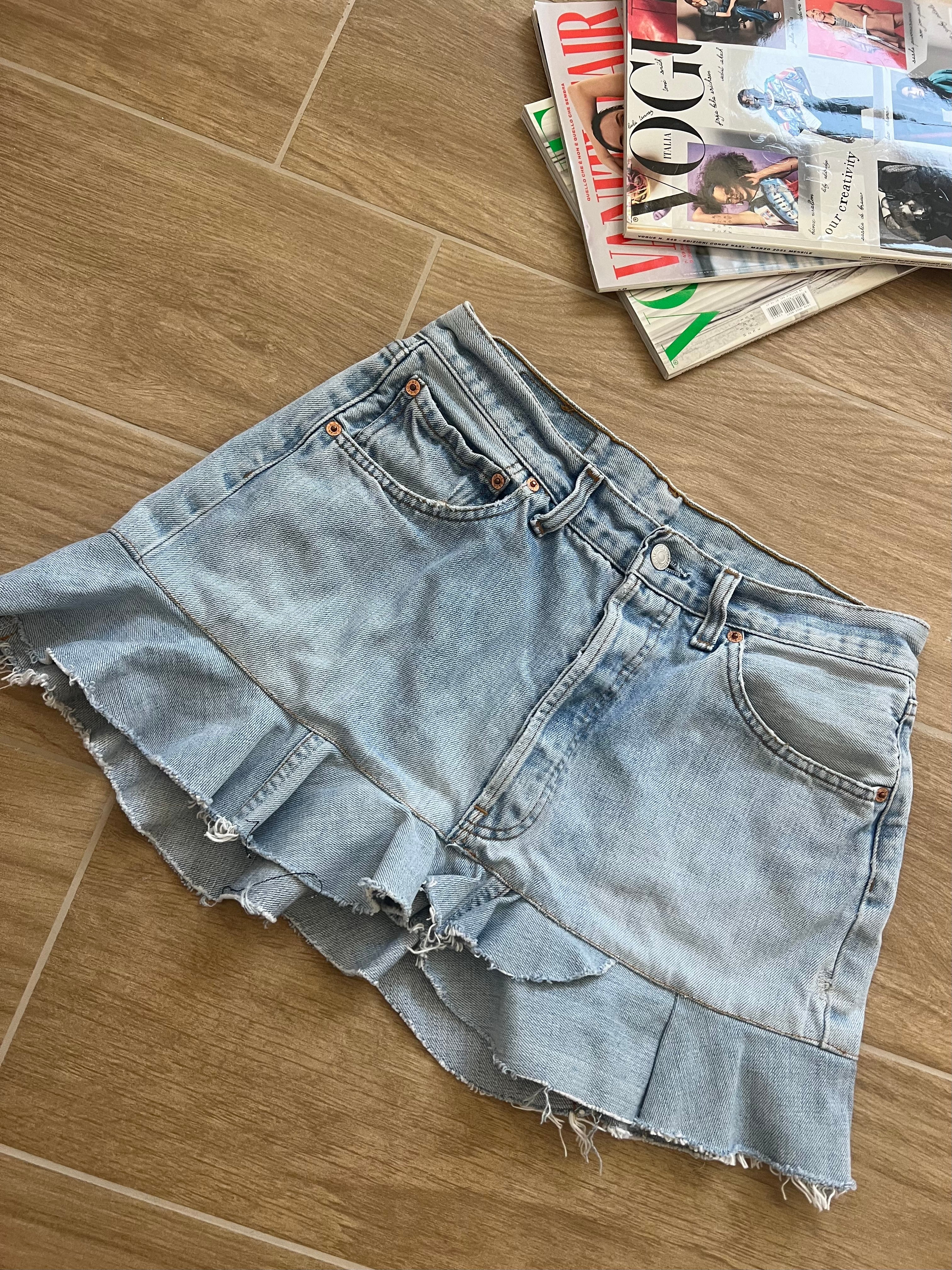 Mini Gonna anni 2000 Levi’s custom