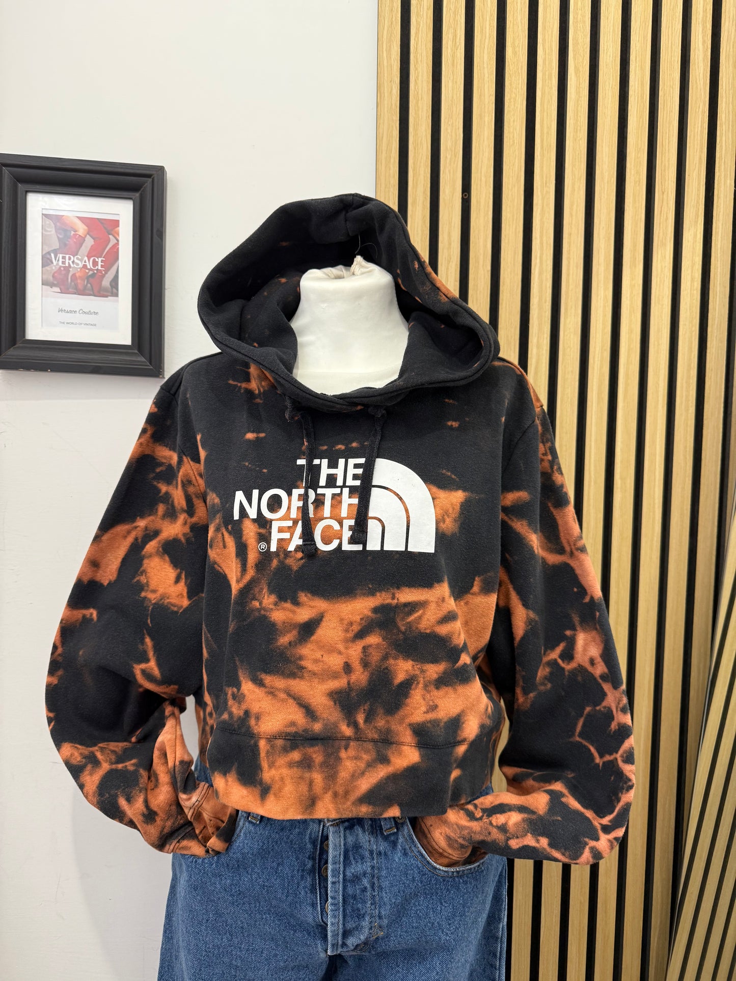 Felpa The north Face Crop tie dye