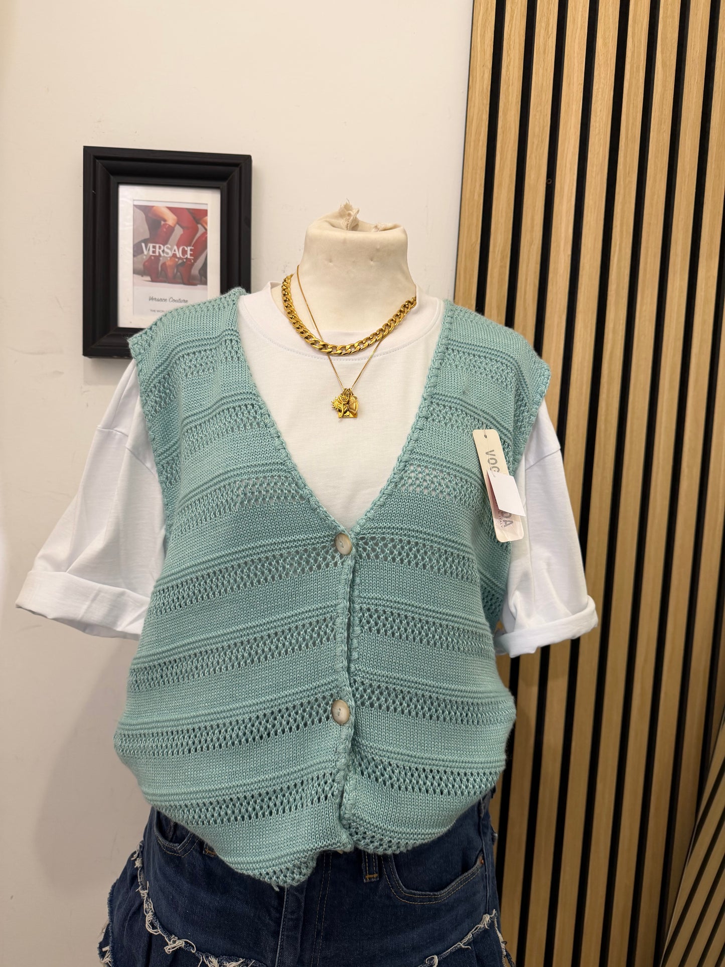 Gilet in Filo Vintage (Nuovo etichettato)