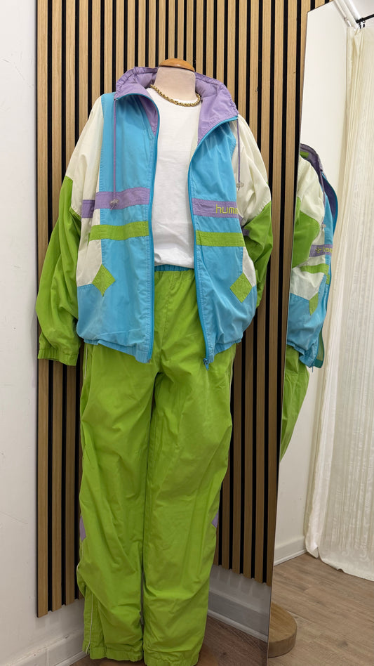 Tuta Vintage Hummel Anni ’80/’90 Colorblock