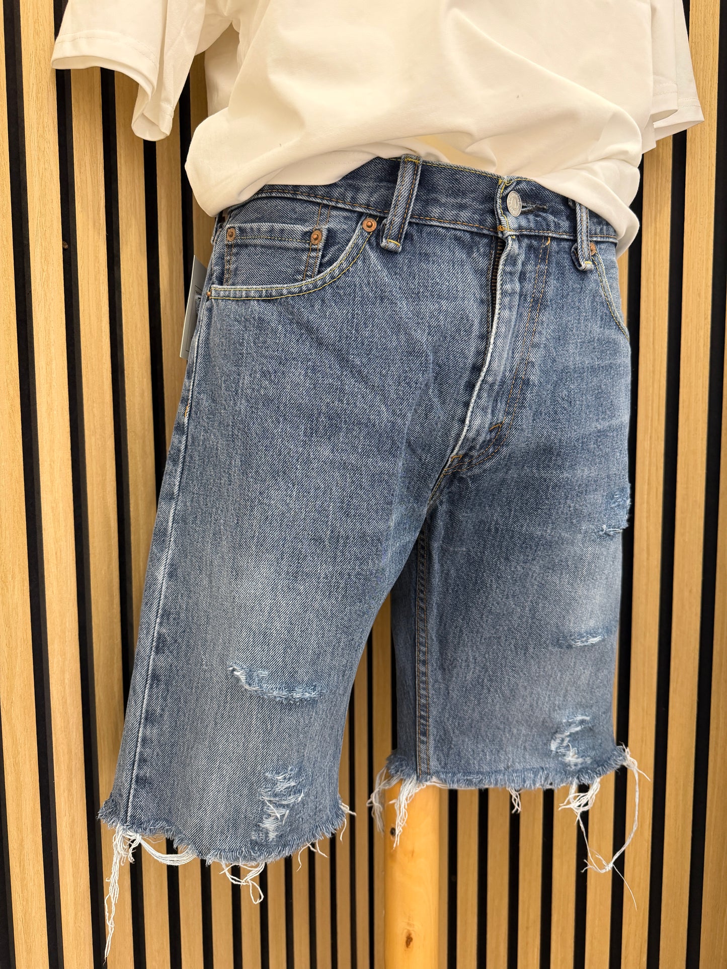 Short di Jeans Levi's 505 Vintage tg 44/46 ita